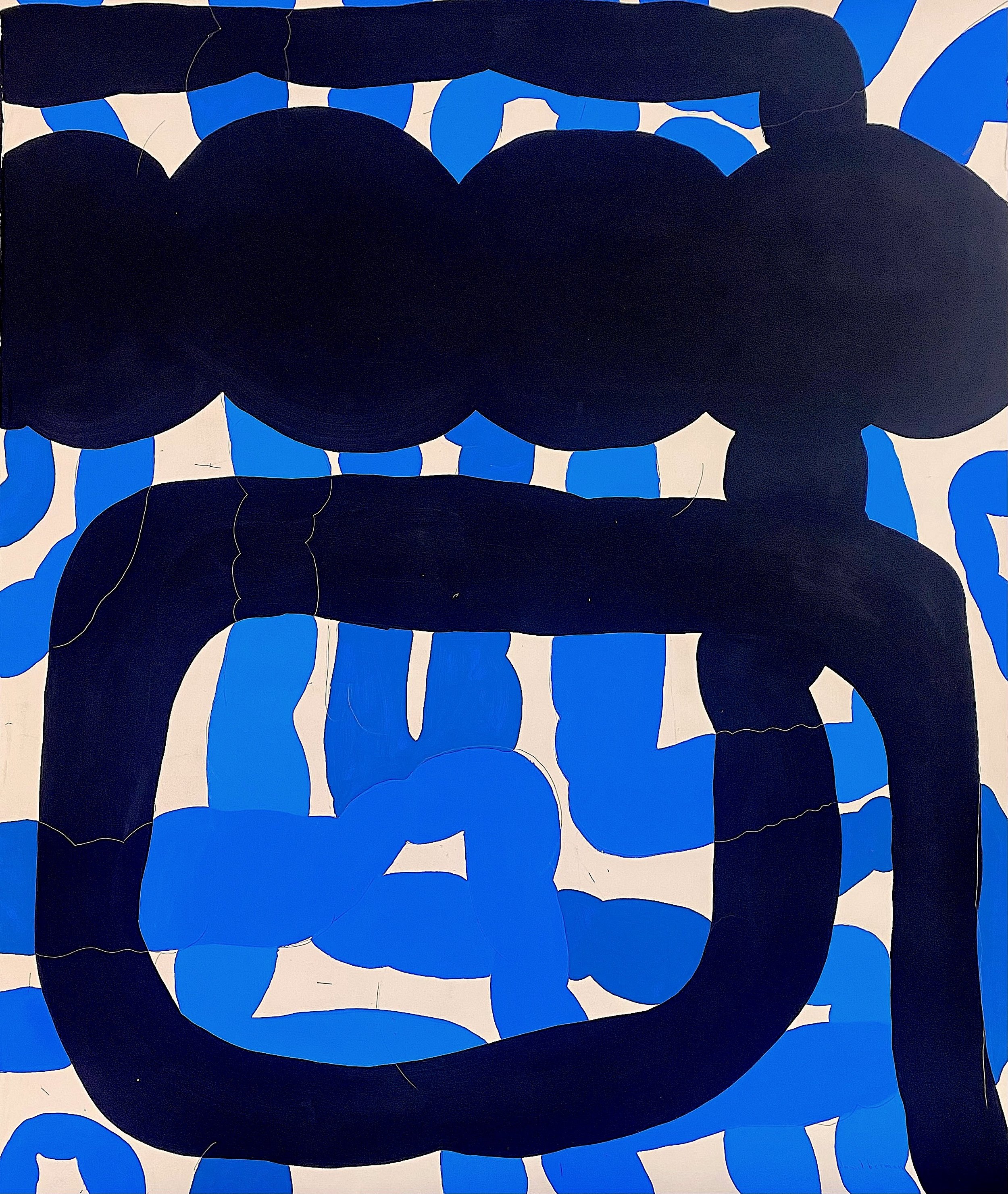 Nudos negros y azules, 2022
Acrylic, ink and graphite on paper
58.6 x 48.8 in
(Available)