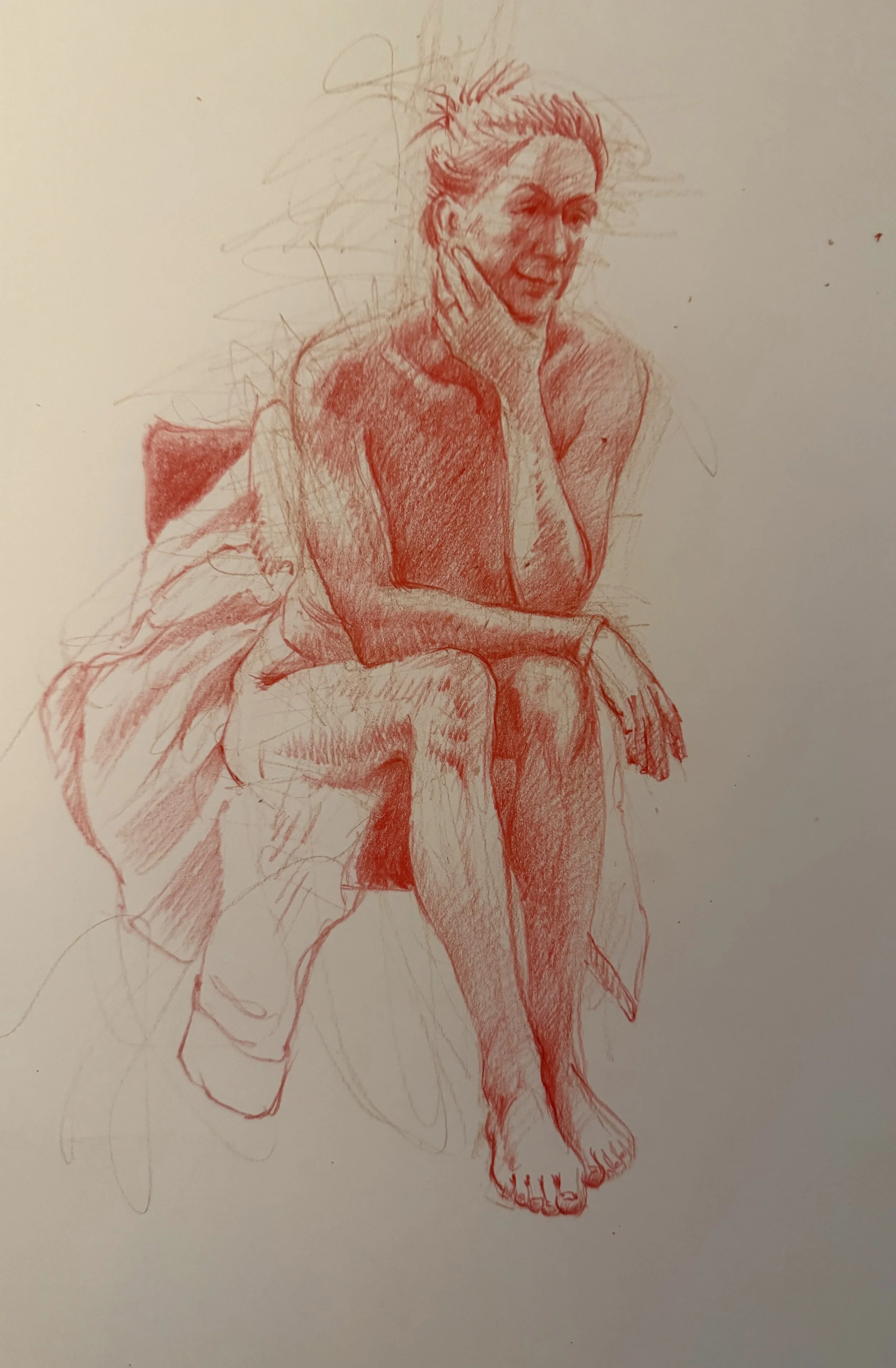 MICHAELA.   Oil Pencils on Paper.     A3