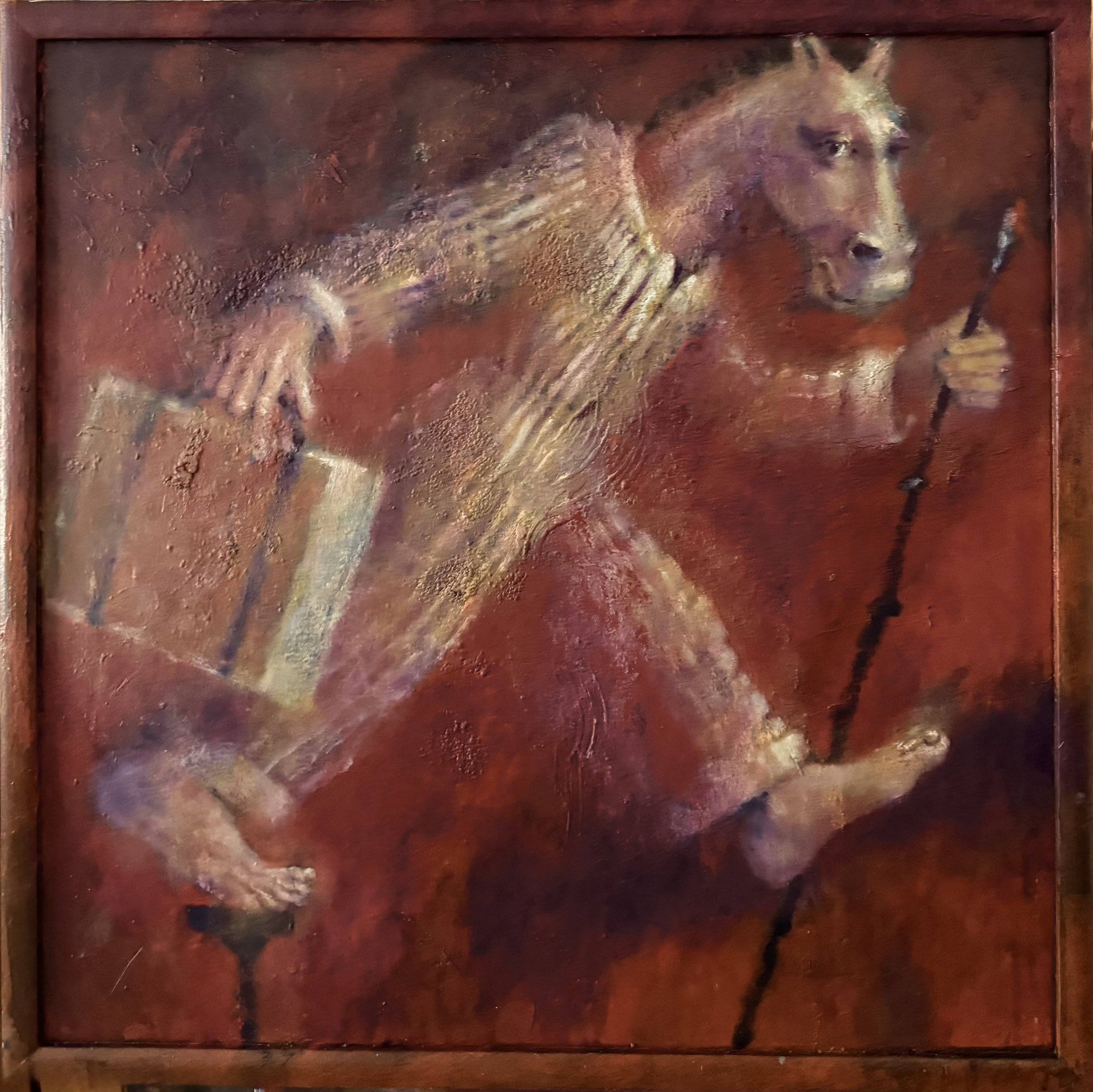 HORSE SENSE.  Oil / Canvas