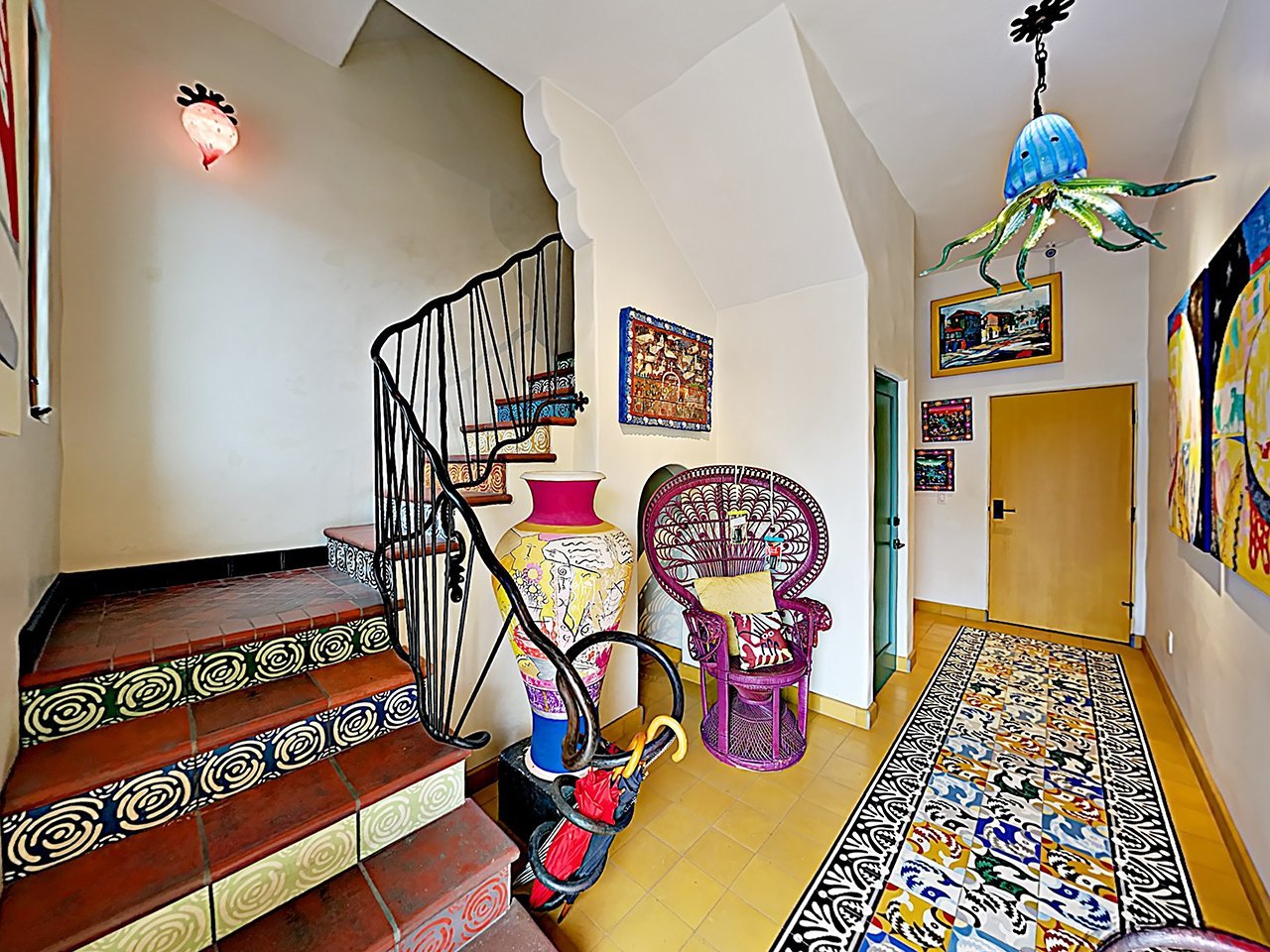  Green Cabana staircase entry