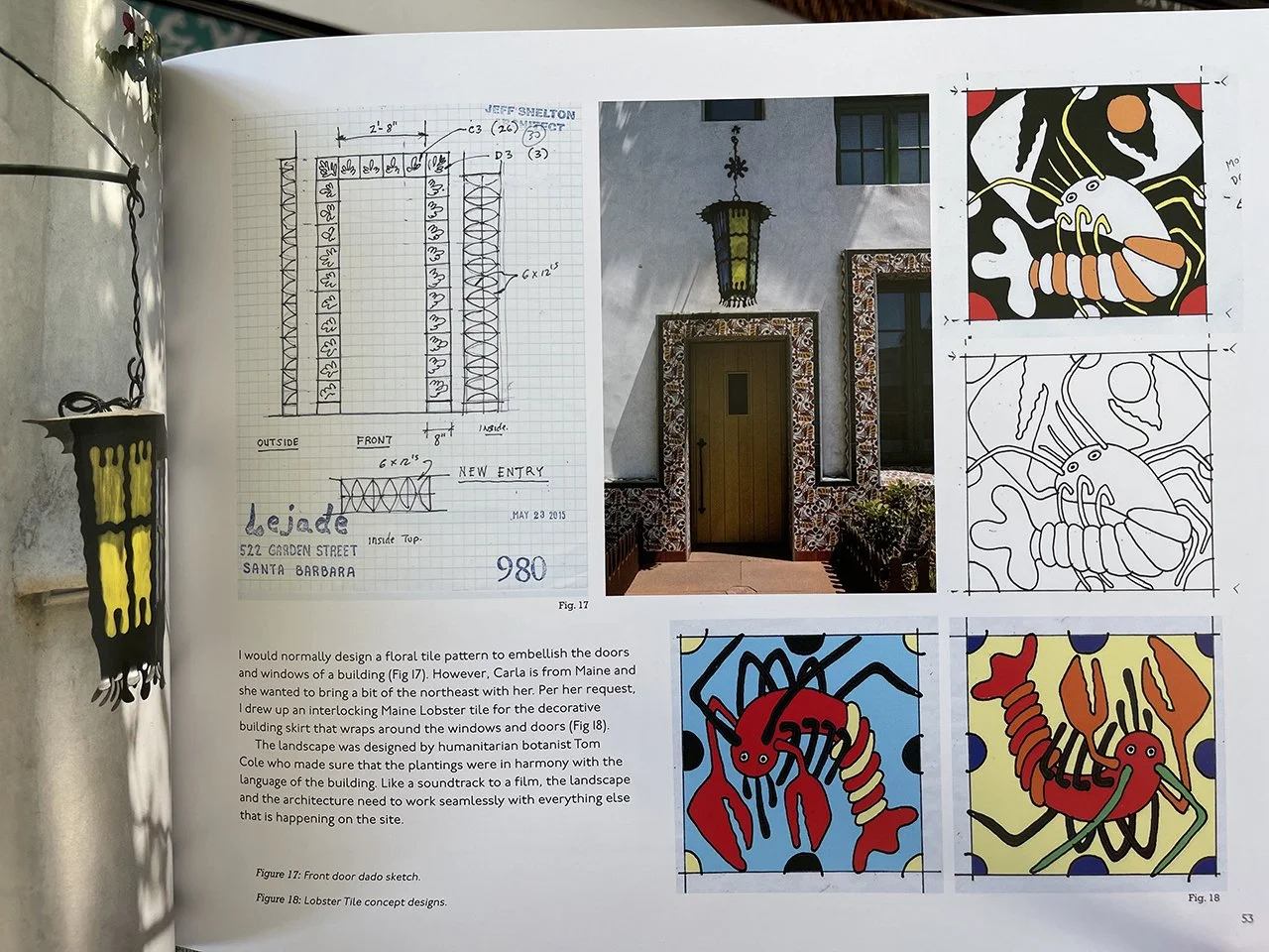 The story behind El Zapato's Lobster tiles, as told by architect Jeff Shelton. Buy his wonderful book!
