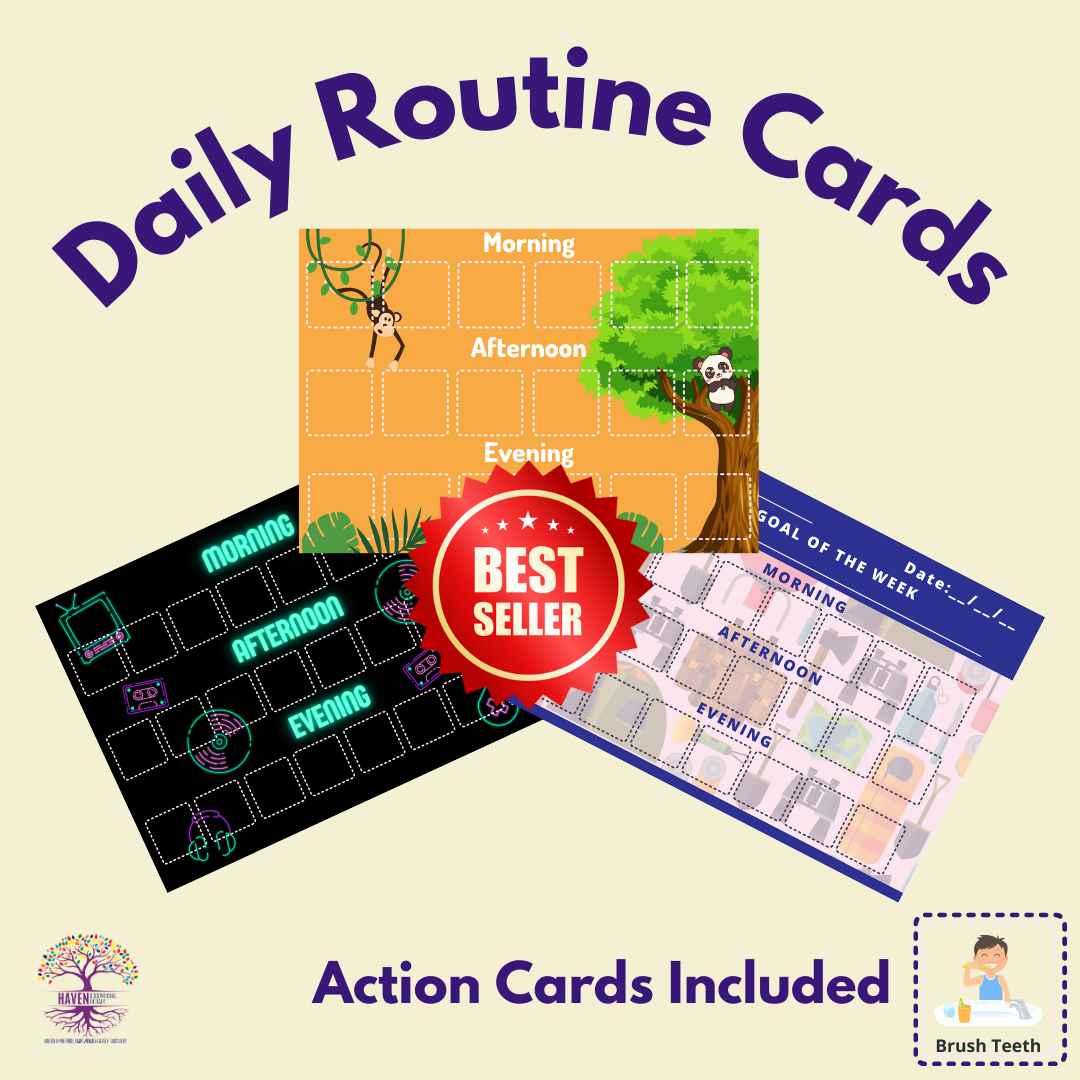 Morning Routine Cards — Haven Occupational Therapy