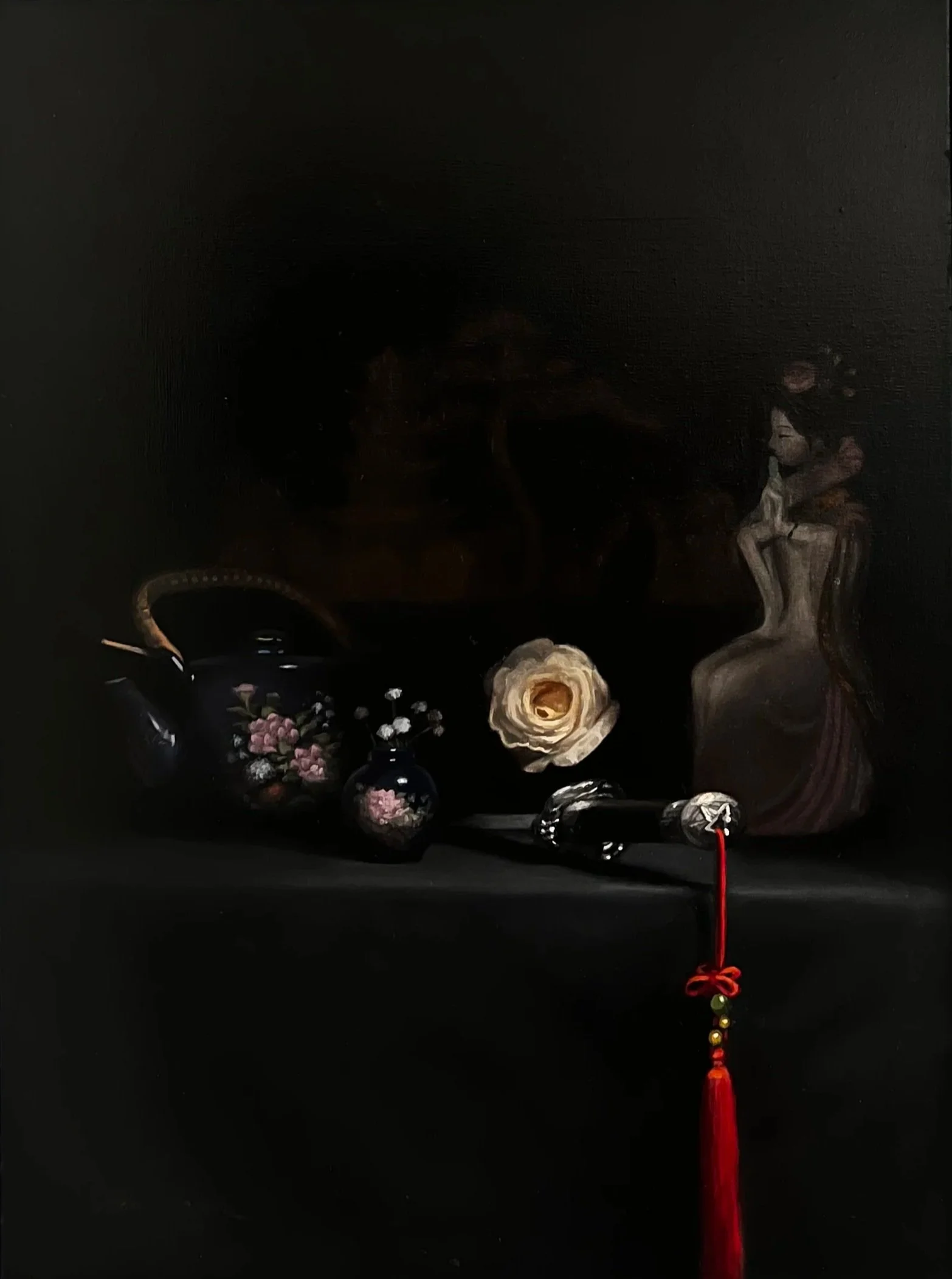 'Spirit of the Tea House' - Oil - 18x24 in - 2023