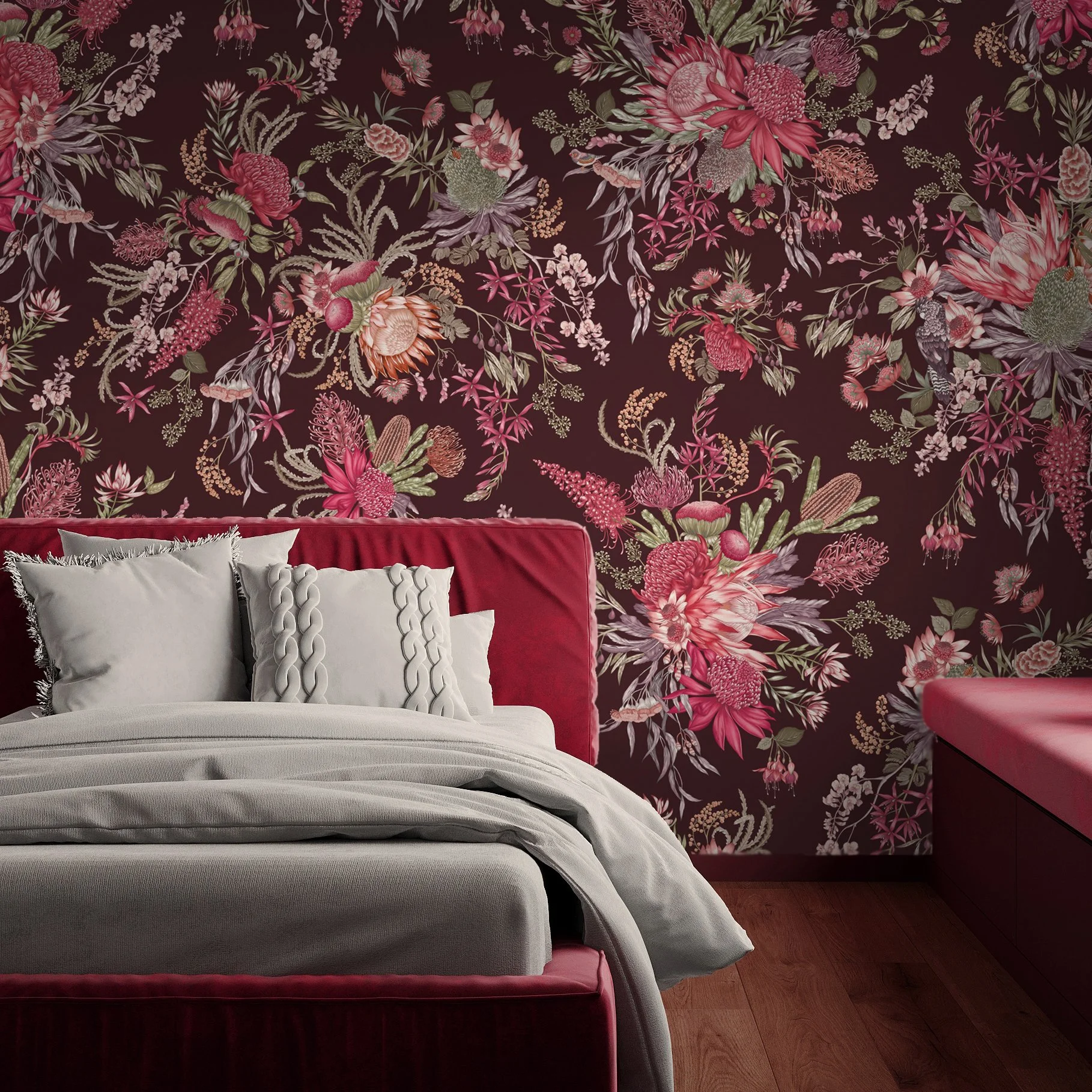 australian-bloom-wallpaper-beetroot-wine-bedroom.jpg