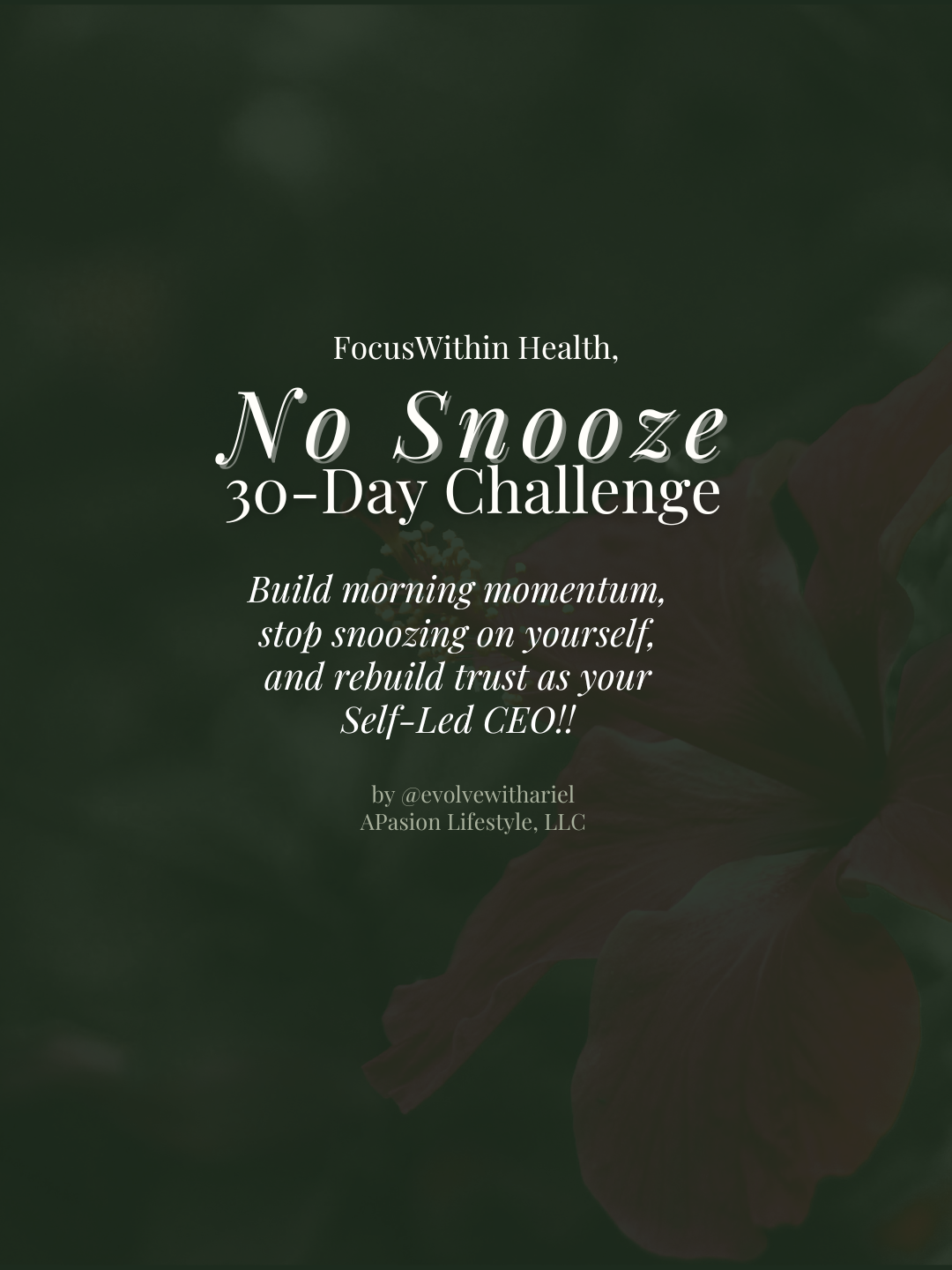 NO SNOOZE CHALLENGE -2026 (Instagram Post (34)).png