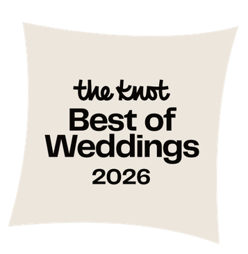 The Knot Best of Weddings 2026 badge for Firmly Rooted Events