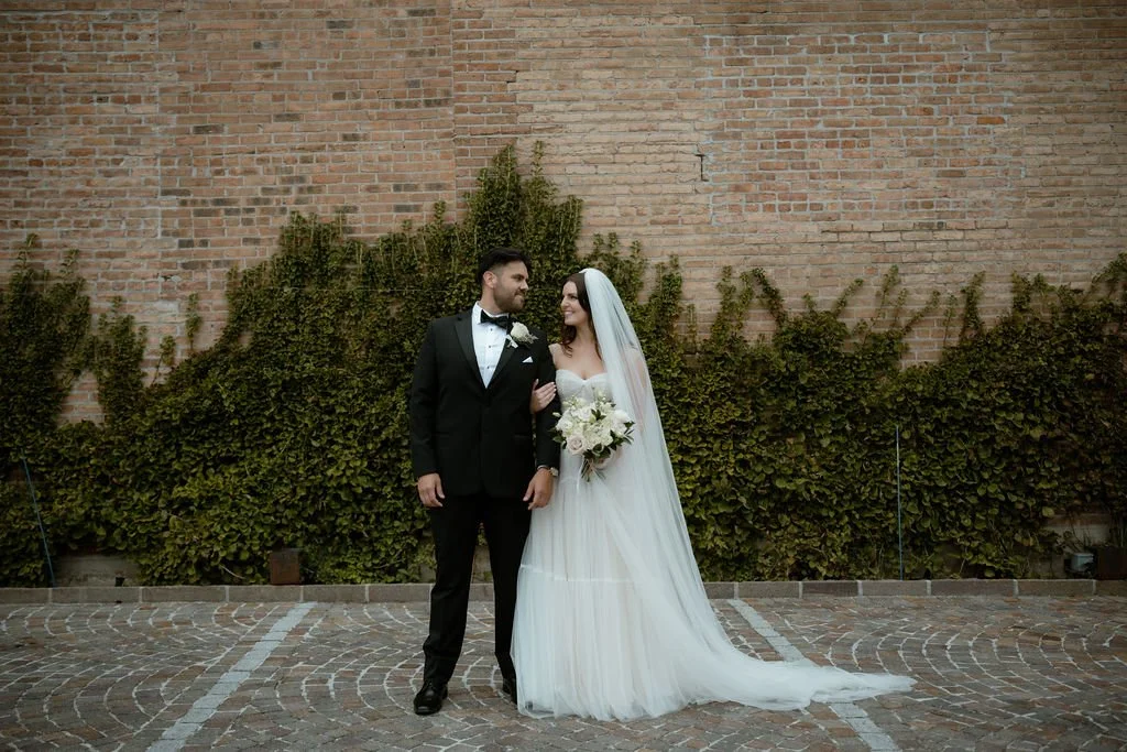 Modern, Timeless, Fall Wedding at Rockwell on the River in Chicago, IL Wedding Feature: Emma and Frank