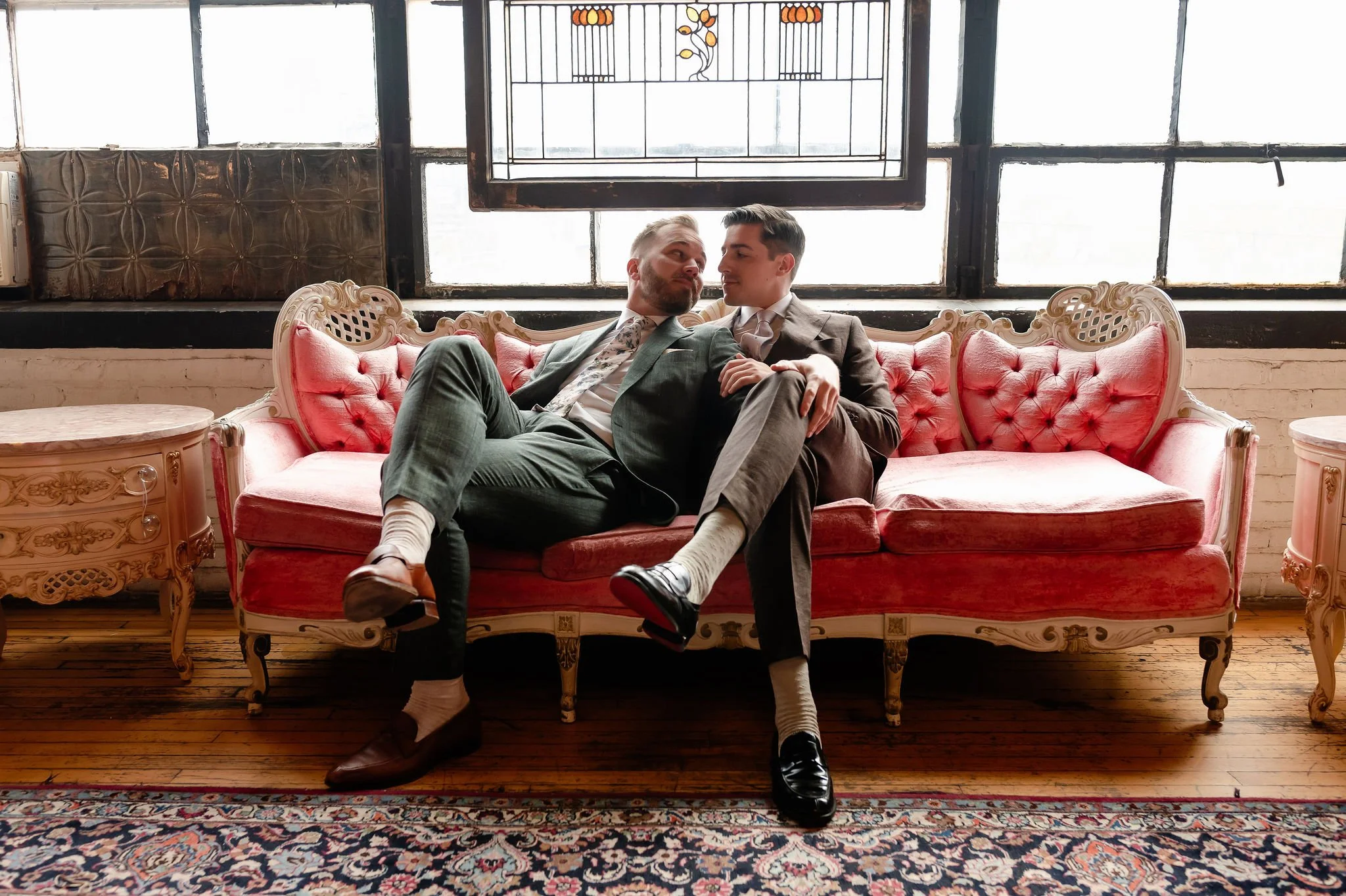 Fun, Personalized, Fall Wedding at Salvage One in Chicago, IL Wedding Feature: Casey and Boyd