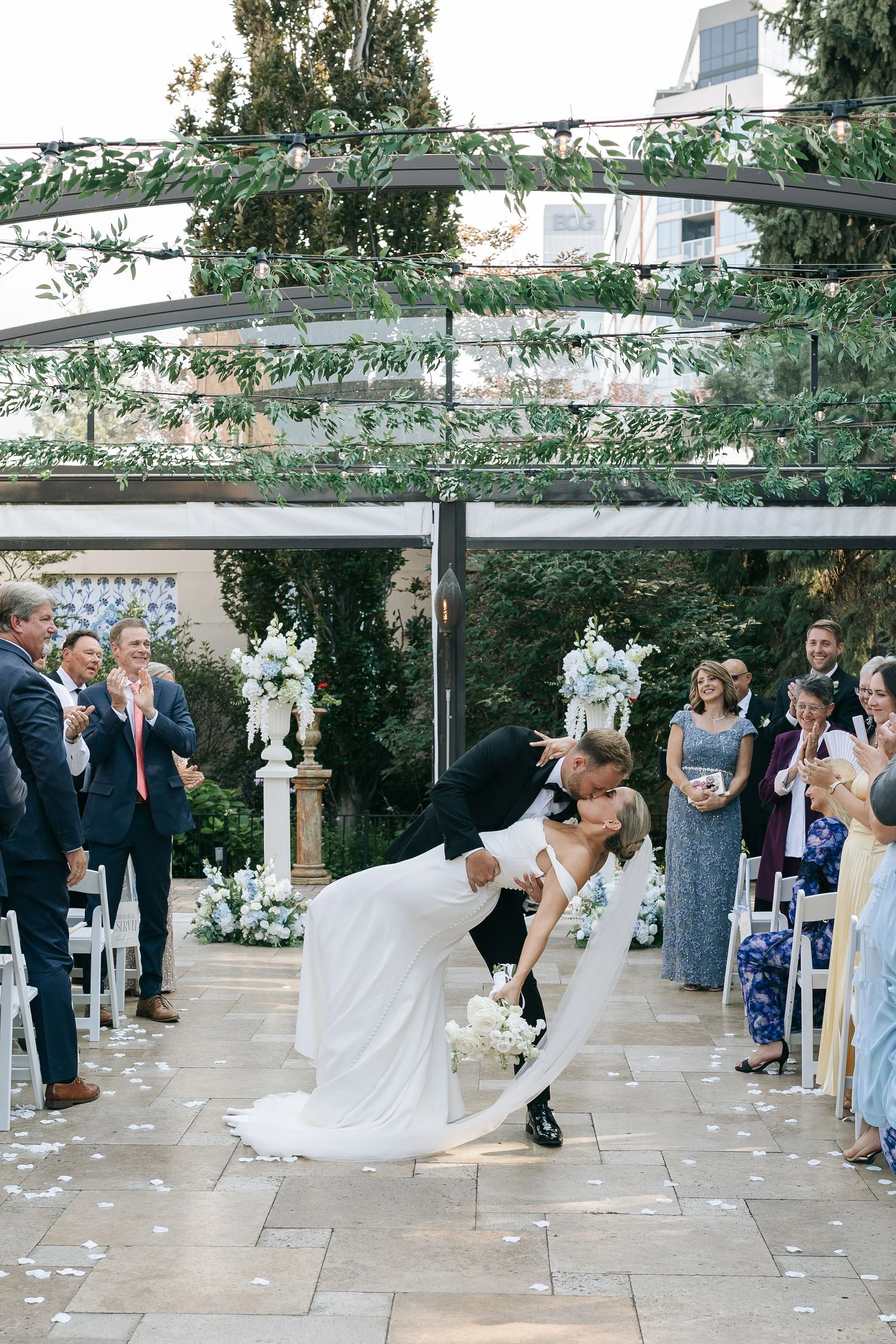 Romantic, Elegant, and Fun Summer Wedding at Galleria Marchetti in Chicago, IL Wedding Feature: Ali and Jay