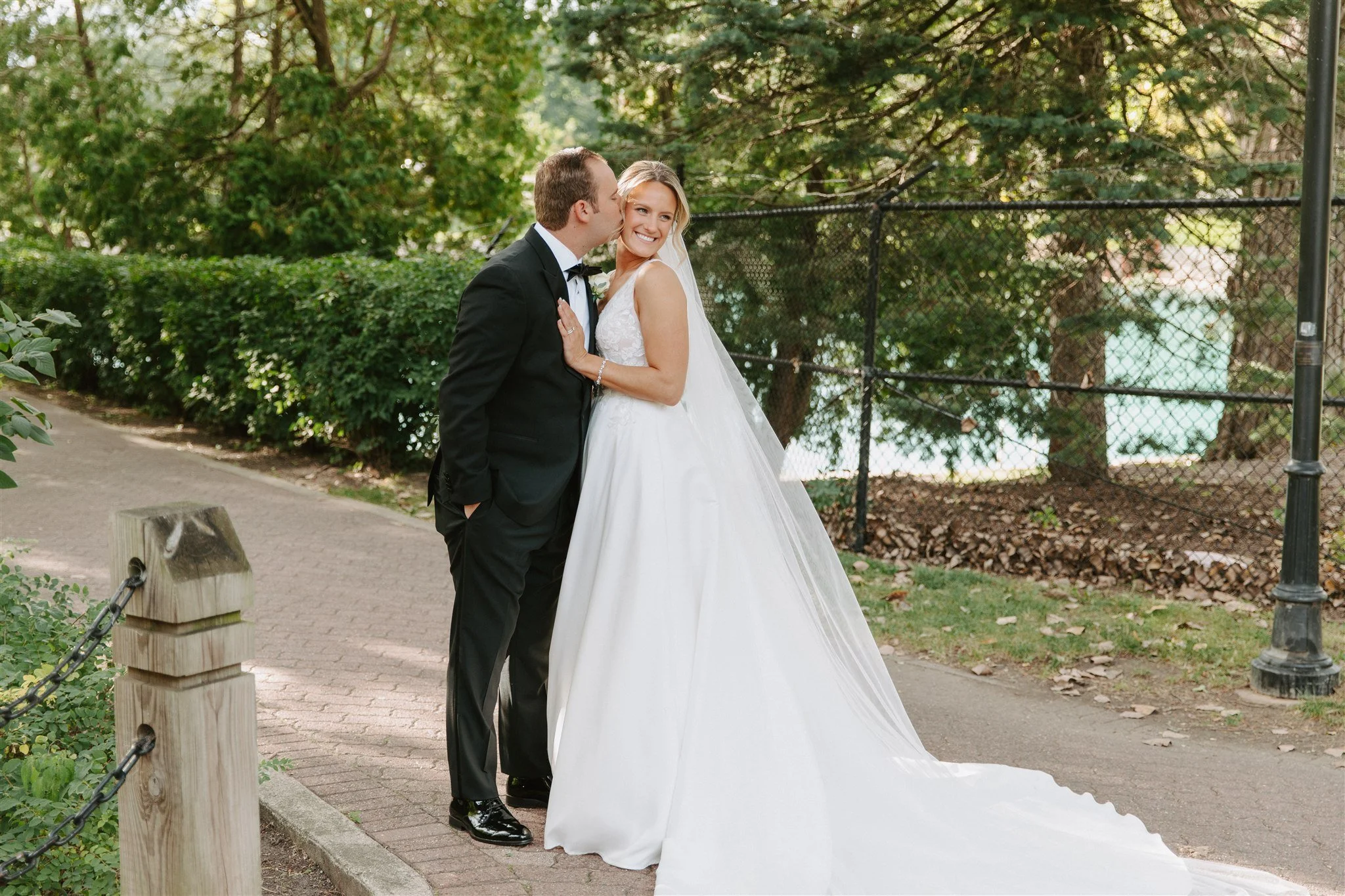 Simple, Elegant Wedding at St. Christina and Marriott Southwest at Burr Ridge Wedding Feature: Laura and Domenic