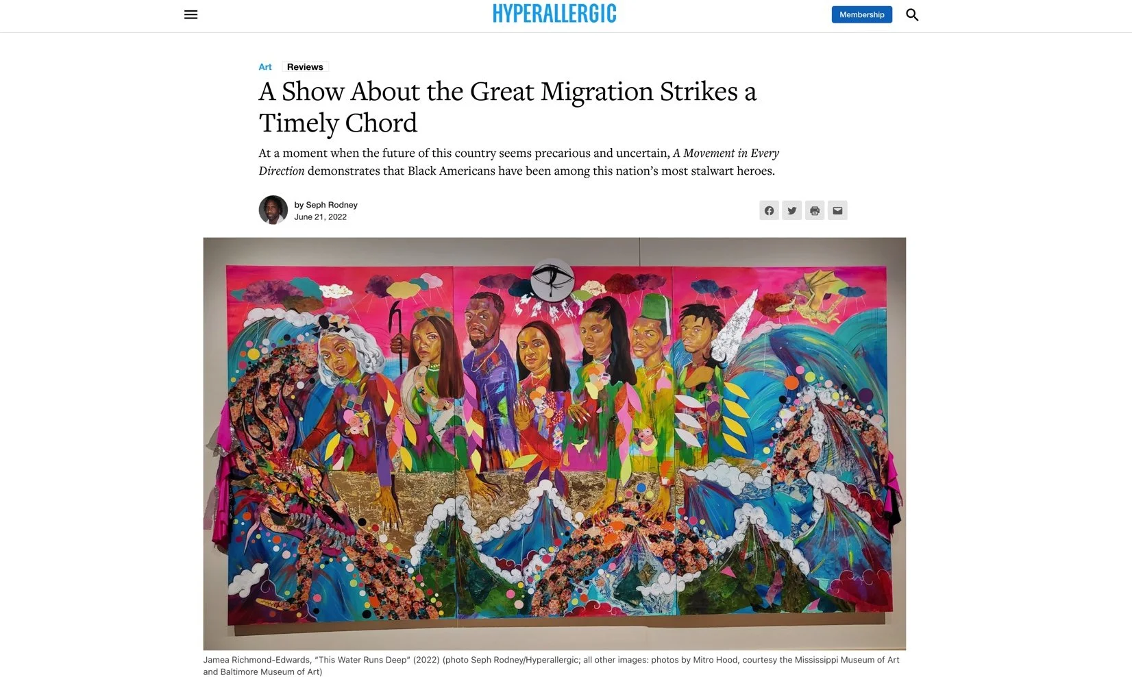 Review in Hyperallergic