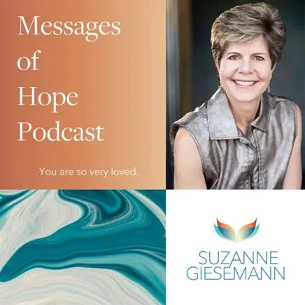 Motivational keynote speaker on Suzanne Giesemann Messages of Hope podcast