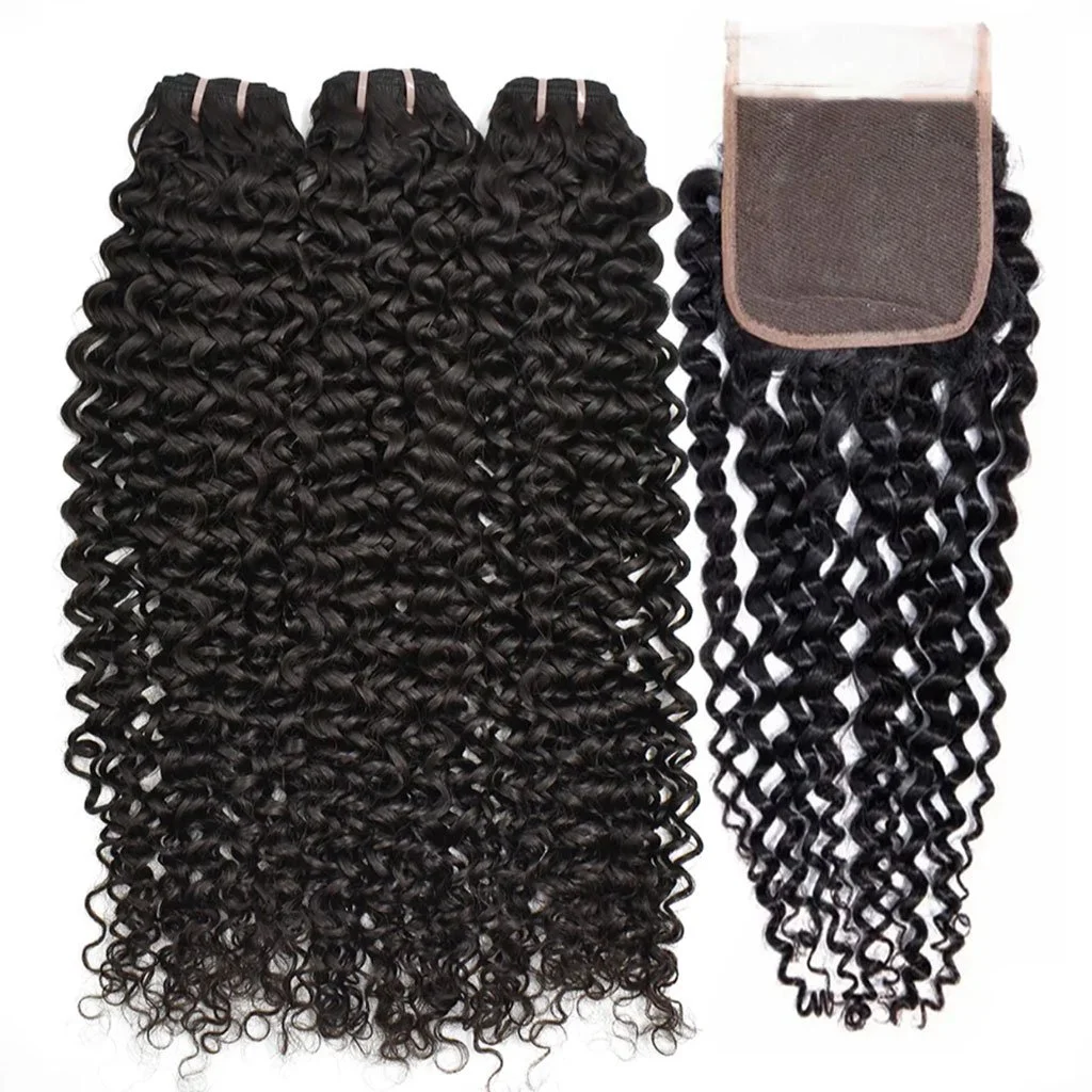 Raw Curly Crown + 5x5 Closure