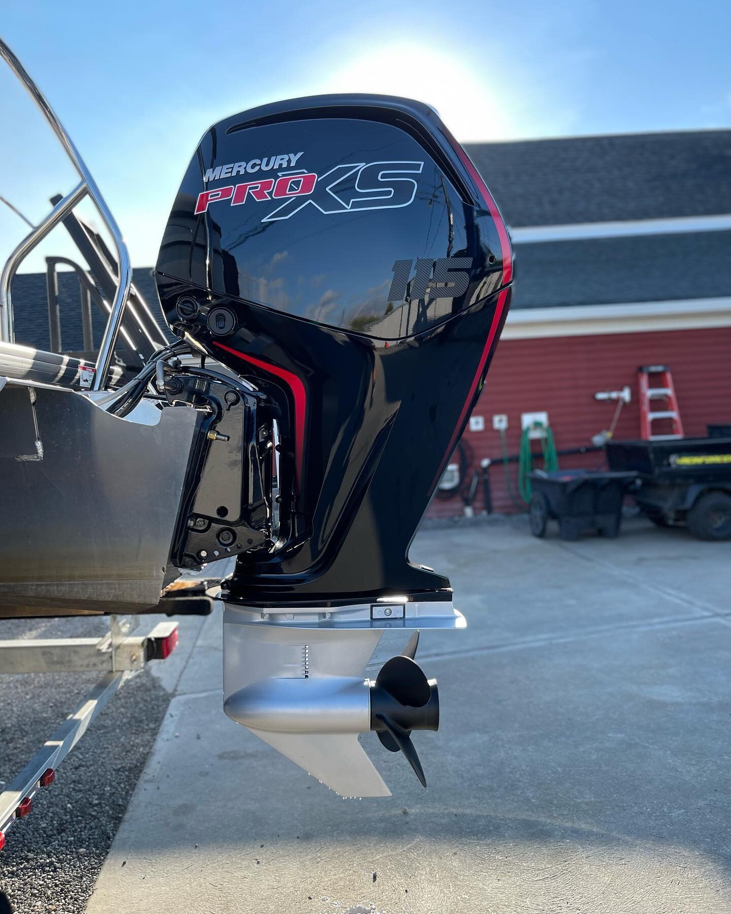 A little pontoon boat action for a friend of ours upstate. Took of a 20HP and put this 115 ProXS in addition to lights, stereo and many other accessories. 

Now is the time to think about repowering your boat! 

We have engines in stock and many more