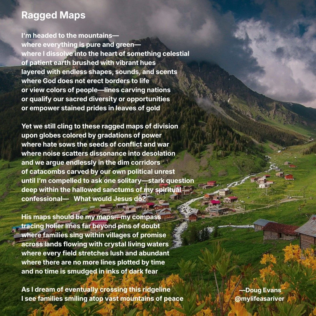 🌎 This is my February poem for the First Line Poets Project run by @emmajanepoetry, @firstlinepoets, and @noellewritespoetry. This month, I had the pleasure of working with @toshipoetry, who provided a wonderful line, "I'm headed to the mountai
