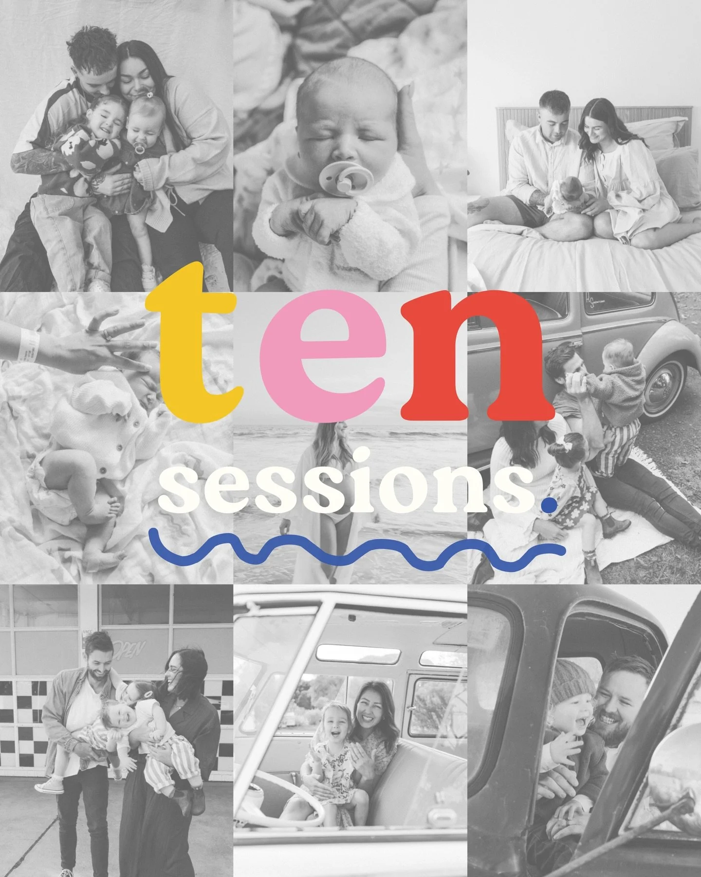 Ten completely different sessions, families, personalities, and vibes, yet all with the same outcome beautiful moments turned into memories.

Every gallery will look and feel different, and that is exactly how it should be. Your session is unique to 