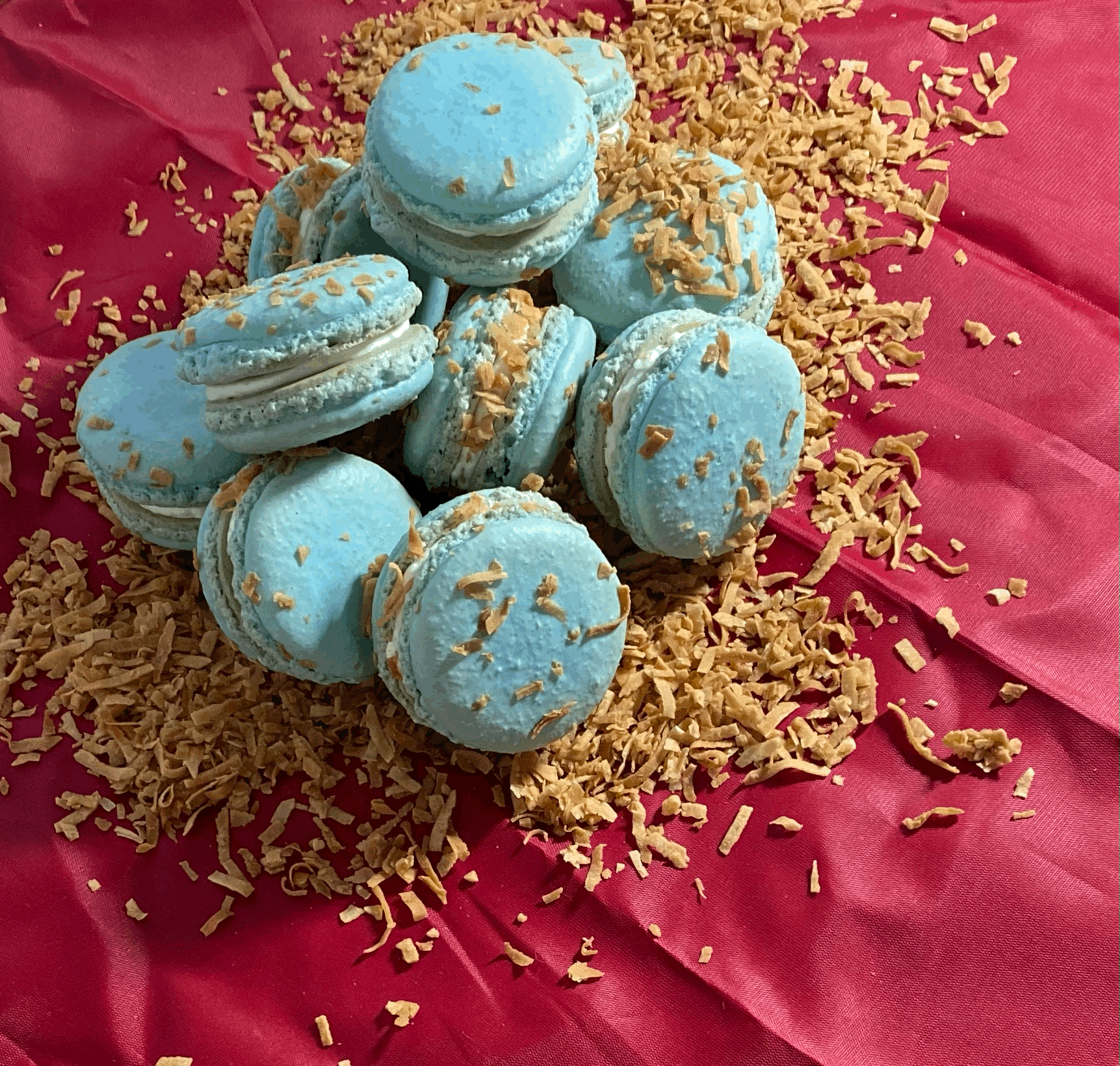 Our Toasted Coconut Macaron