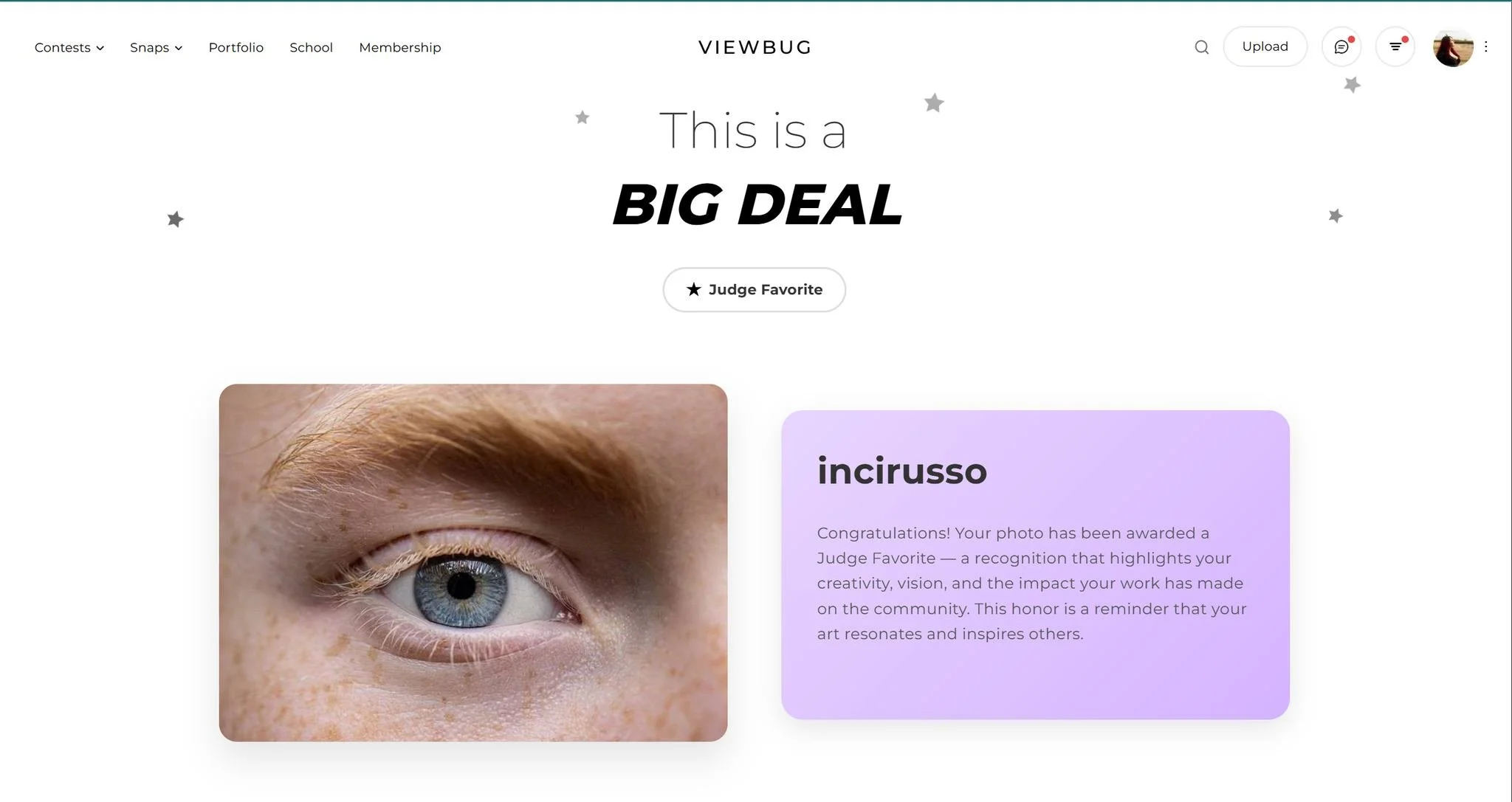 ✨ Honored to share that one of my images, Window to Soul, was selected as a Judge&rsquo;s Favorite!
I always make sure to capture the eyes of my clients. It&rsquo;s become a quiet ritual, a little collection of soul windows that speak louder than wor