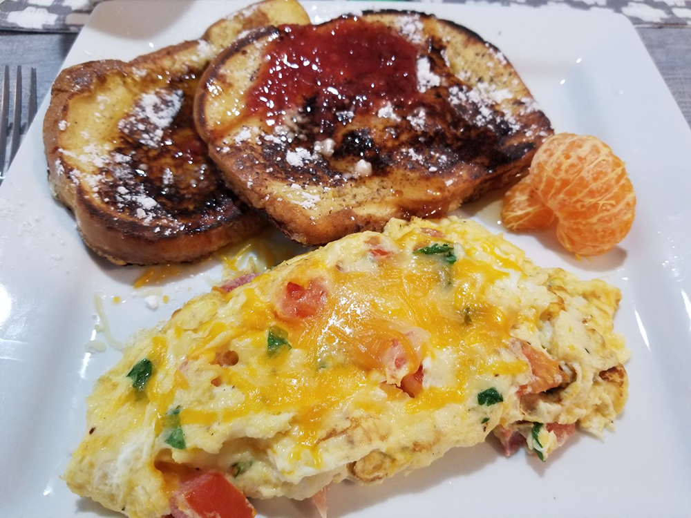 Mexican French Toast with Strawberry Jam Topping