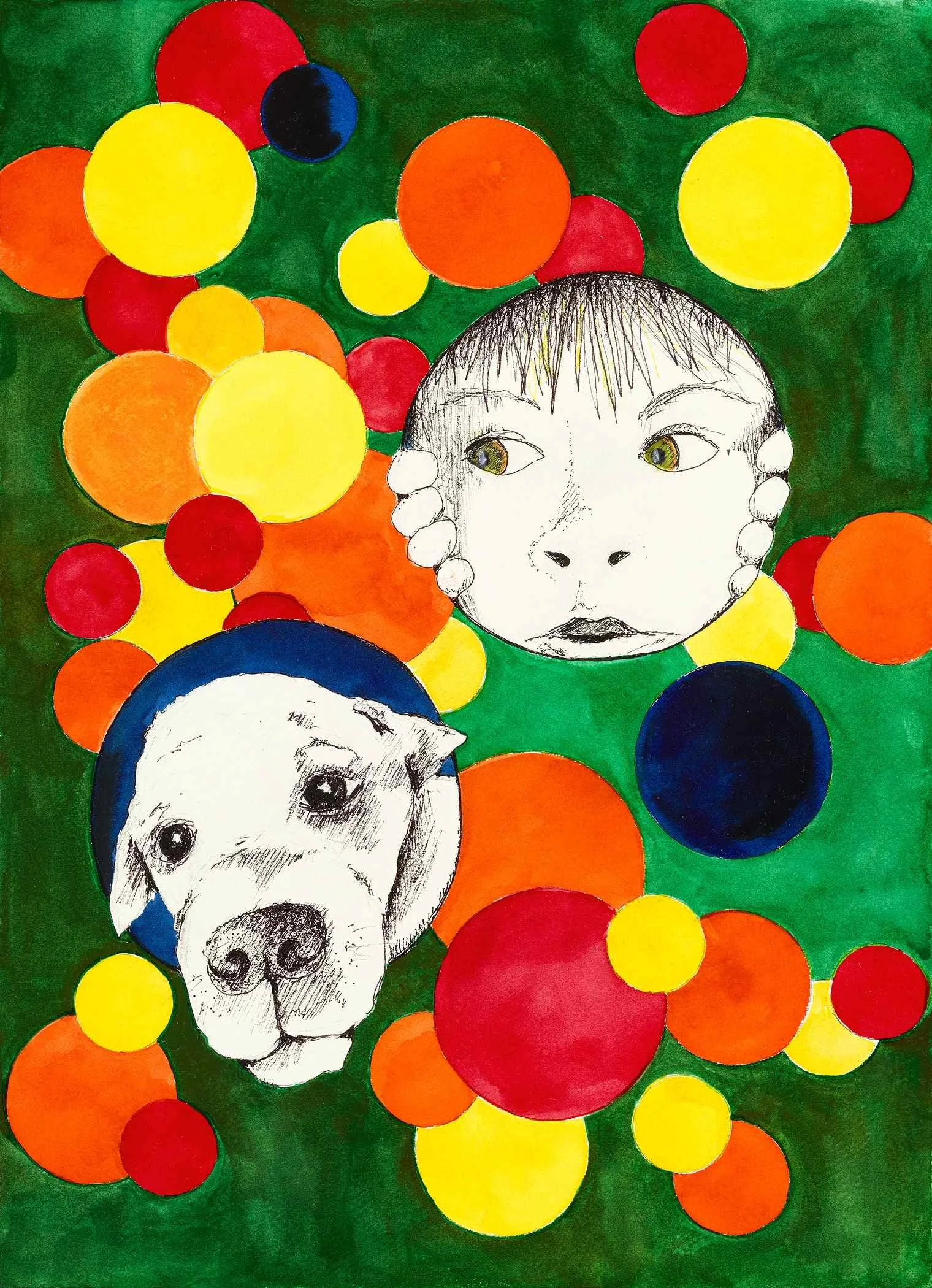 Dog and Dots by M Spieker.JPG