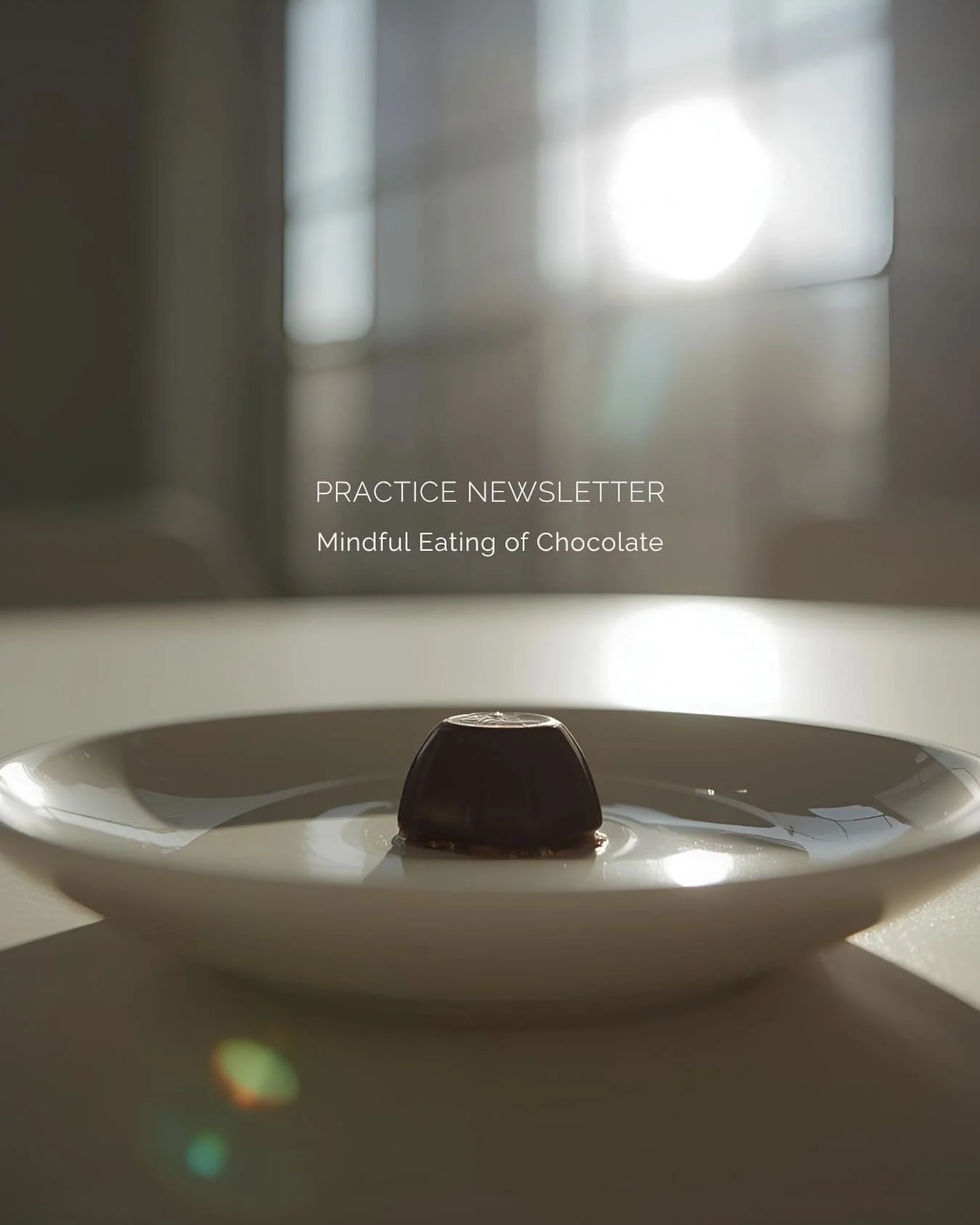 🍫 Tomorrow we&rsquo;re slowing down for chocolate&hellip; really slowing down!
 In our Practice Newsletter this week (out Tuesdays at 6am) we have a Mindful Eating of Chocolate practice.

Embracing all the senses we shall smell it, look at it, touch