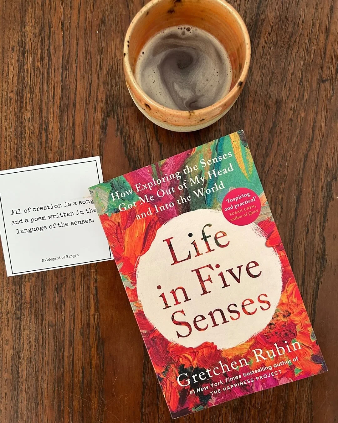 ✨ Morning Ritual Reflections ✨

Each morning, I try to spend a few quiet minutes reading something inspiring &hellip; adding a fresh lens and flavour to the day ahead. 🙏🏼

Today, I drew a fresh Inspiration Card and opened &lsquo;Life in Five Senses