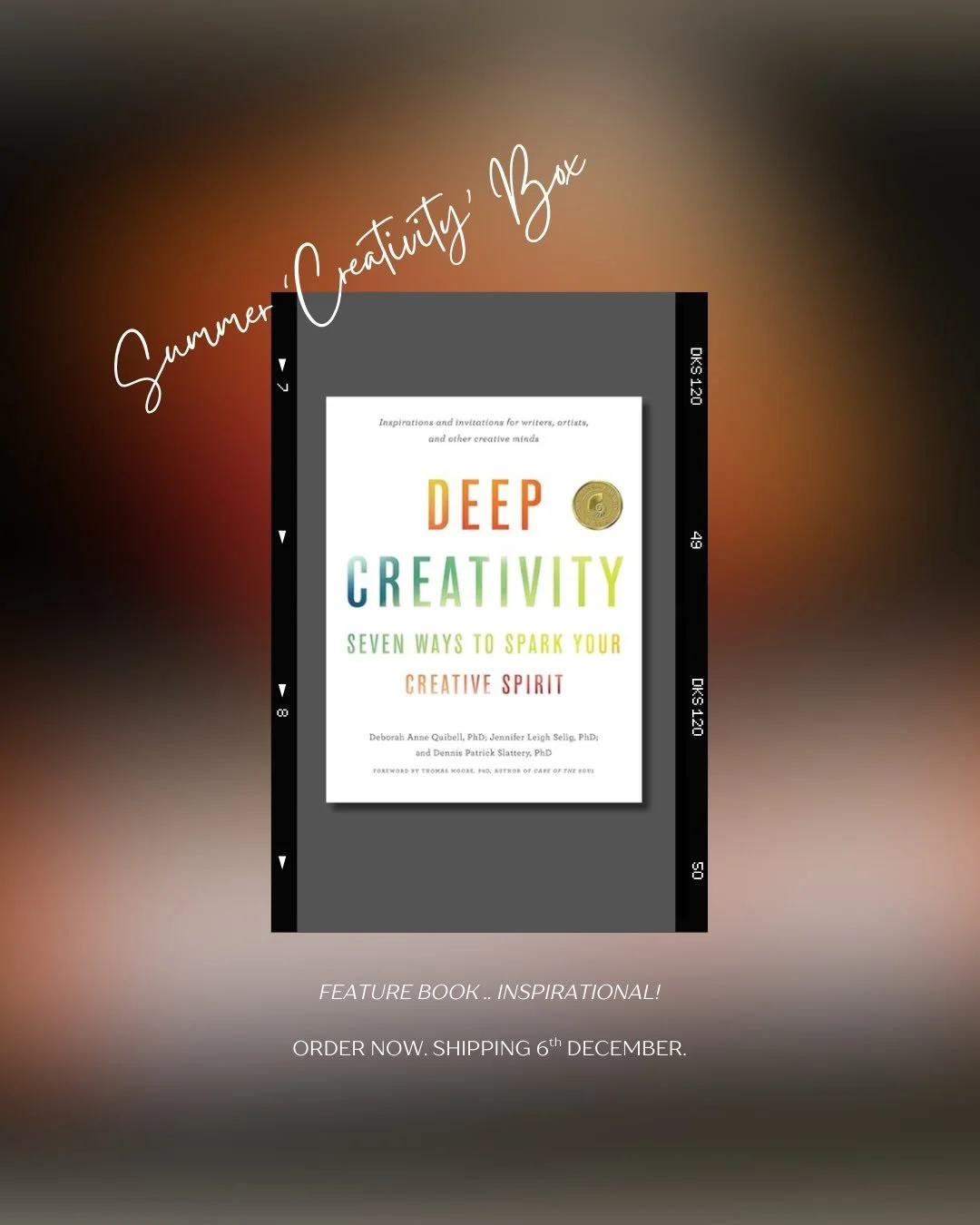 The Summer Meditation Box is almost ready for shipping next week.

There are 6 boxes remaining.
 
&lsquo;Creativity&rsquo; is so vital for our sense of fulfillment and personal growth .. when we&rsquo;re creative, we can connect with a deeper, sweete