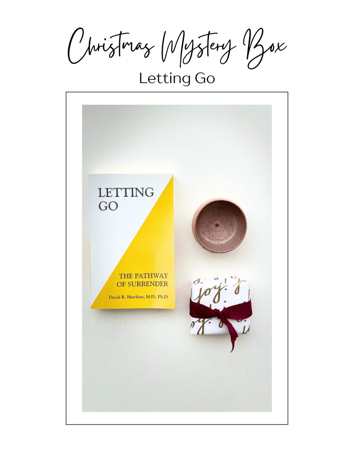 The wisdom of Letting Go is the opportunity it gives us to make space for new opportunities, growth, and healing &hellip; by releasing what no longer serves us.

&lsquo;Letting Go: The Pathway of Surrender&rsquo; by David R. Hawkins is a profound boo