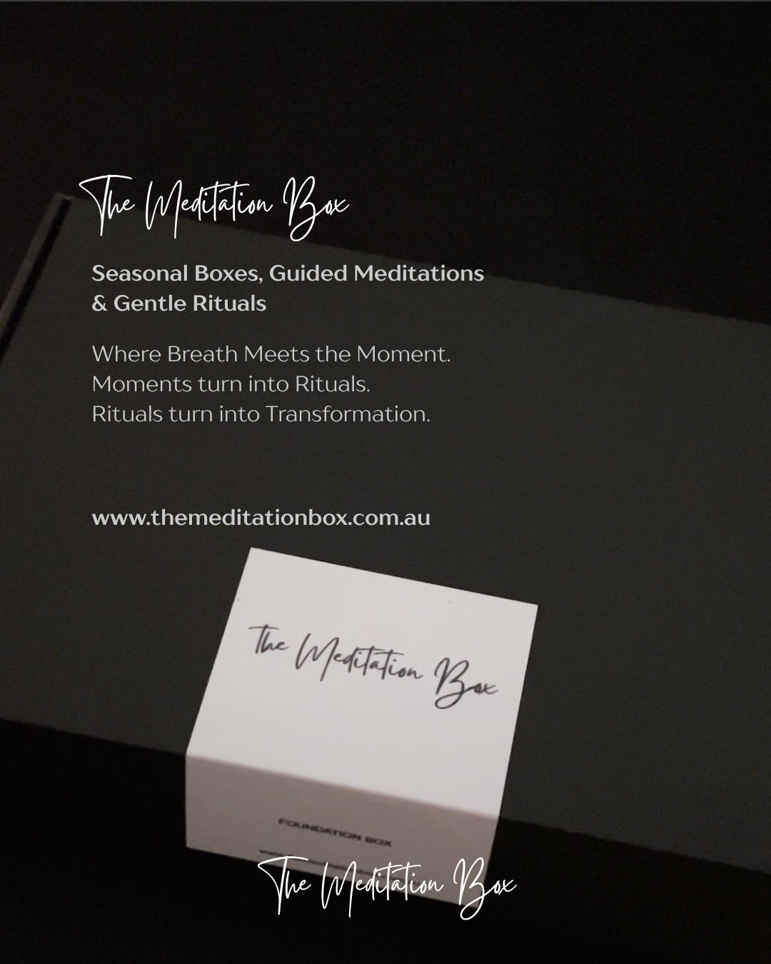 + The Foundation Box
+ The Seasonal Box Subscription

Each Meditation Box is a season captured in our meditation practice - curated with care to inspire, nourish, and support your journey. 

Designed around a seasonal theme, every box offers unique p