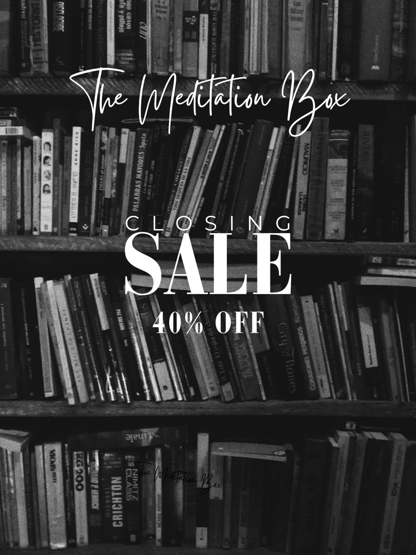 The Meditation Box is closing .. and I shall be taking some time to rest and reflect (just as the seasonal energy invites us too).

It has been an amazing four years and I have been humbled by the messages and orders that I&rsquo;ve been receiving th