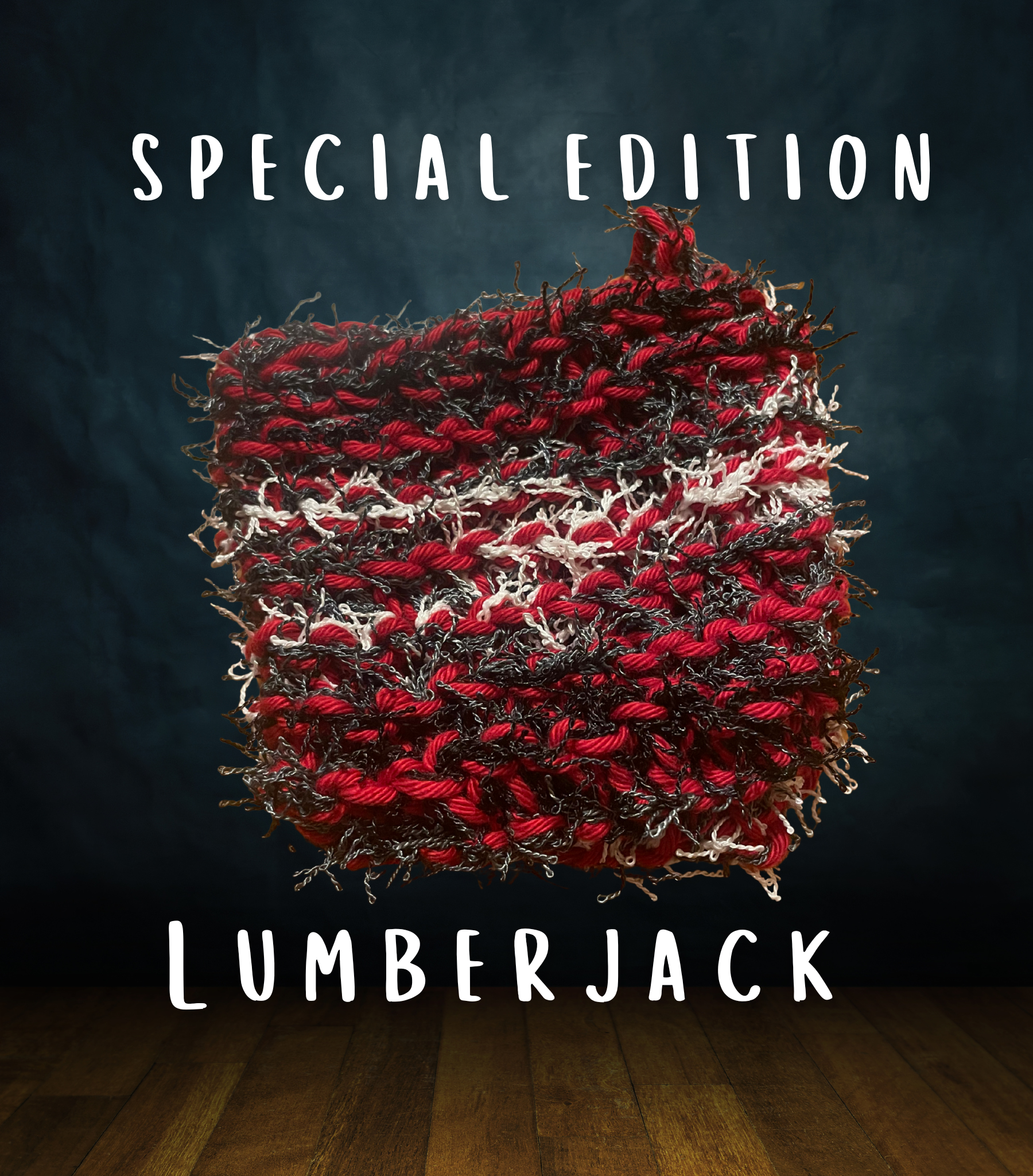 Hand Knitted Scrubby Soap Coozie - Sponsor an Alaskan Mushing Dog Team