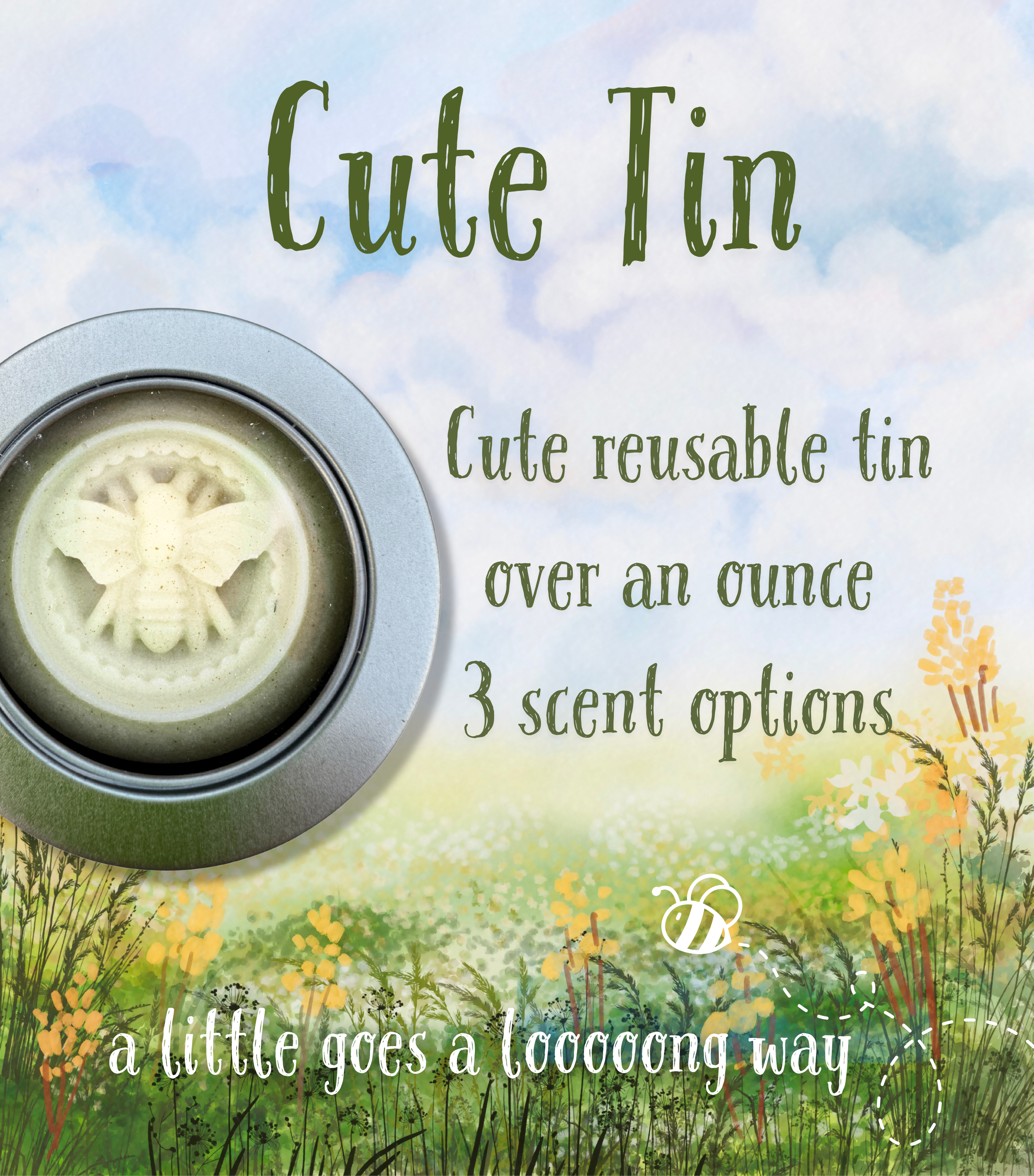Handcrafted solid lotion bar made by Flat Tire Farm