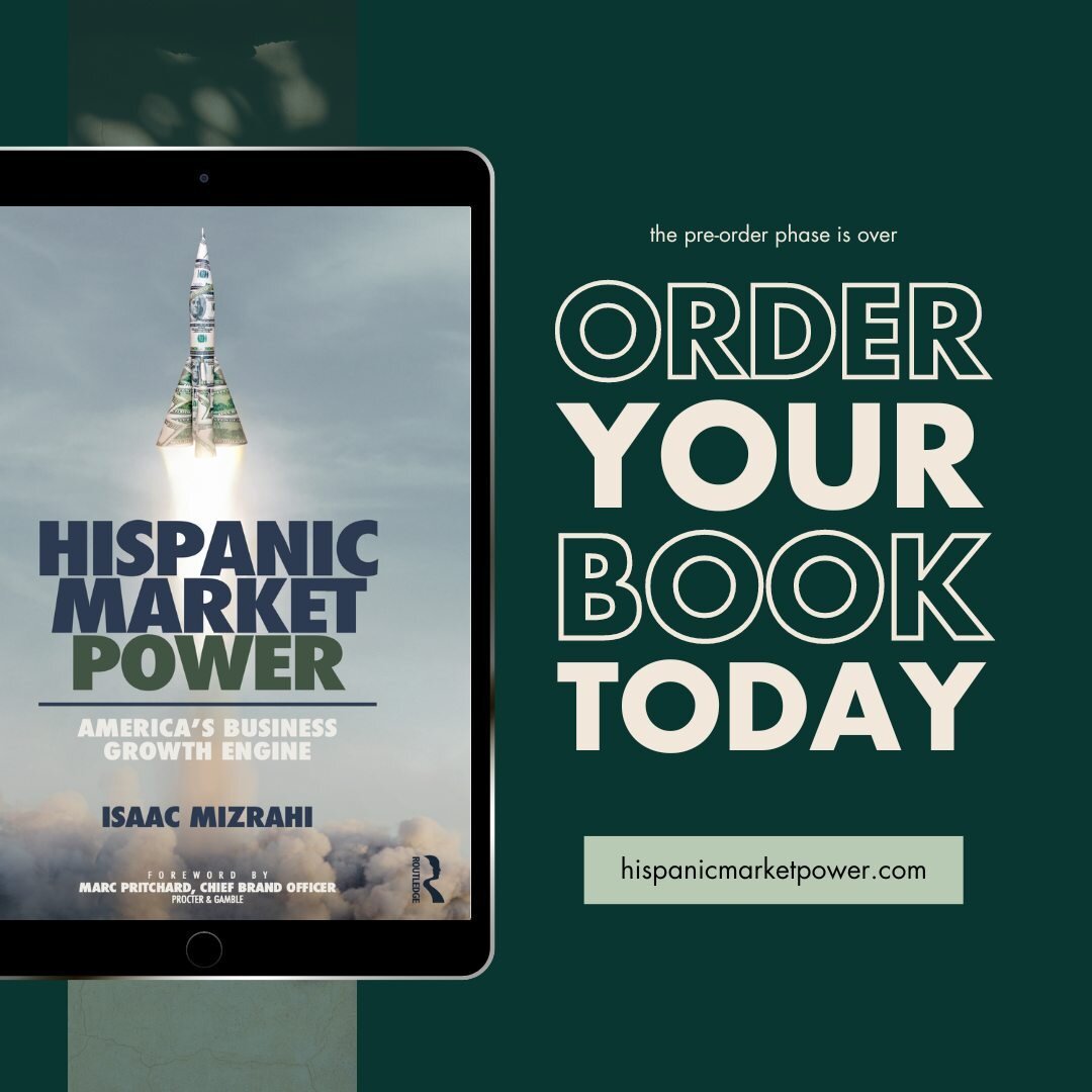 📣 ANNOUNCEMENT 📣 &quot;Hispanic Market Power: America's Business Growth Engine&quot; by Isaac Mizrahi is officially on sale! Discover how the Hispanic market is driving business growth in America and get your copy now at hispanicmarketpower.com⁠
⁠

