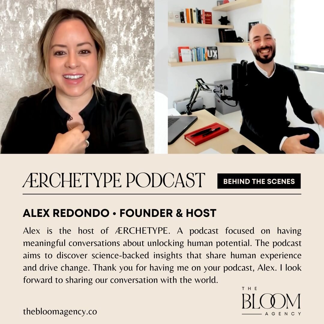 Our founder had the pleasure to be interviewed by Alex Redondo, founder and host of the &AElig;RCHETYPE podcast. A podcast focused on having meaningful conversations about unlocking human potential. The podcast aims to discover science-backed insight