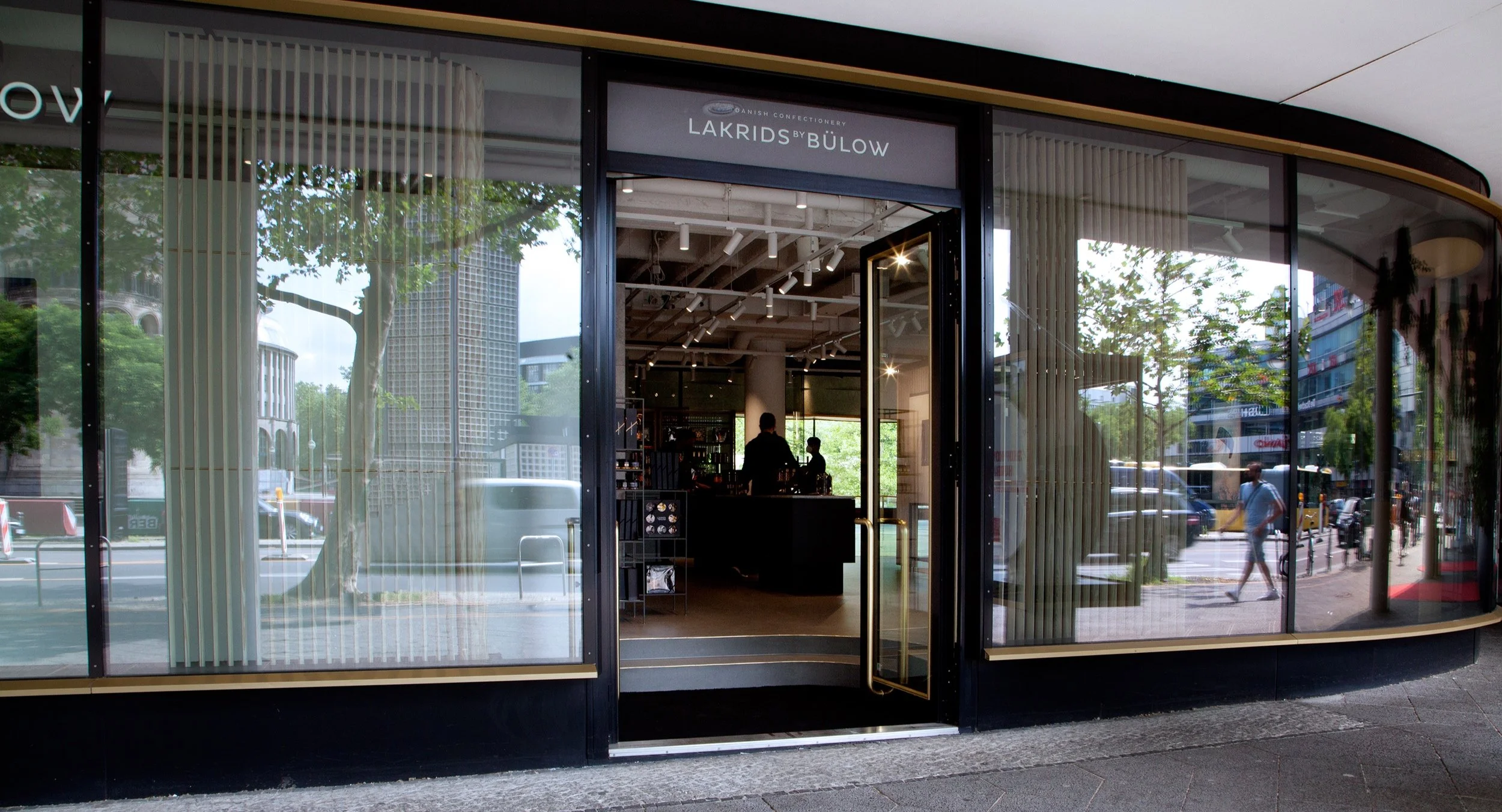 Lakrids by Bülow storefront, Berlin retail rollout