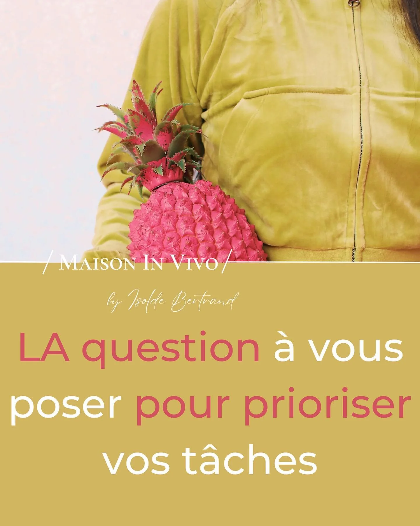 Difficult&eacute; &agrave; prioriser vos t&acirc;ches ?

💡J&rsquo;ai une question pour vous aider &agrave; d&eacute;bloquer la situation et vous permettre de :
👉 gagner en efficacit&eacute; 
👉 diminuer le niveau de stress et de frustration
👉 cons