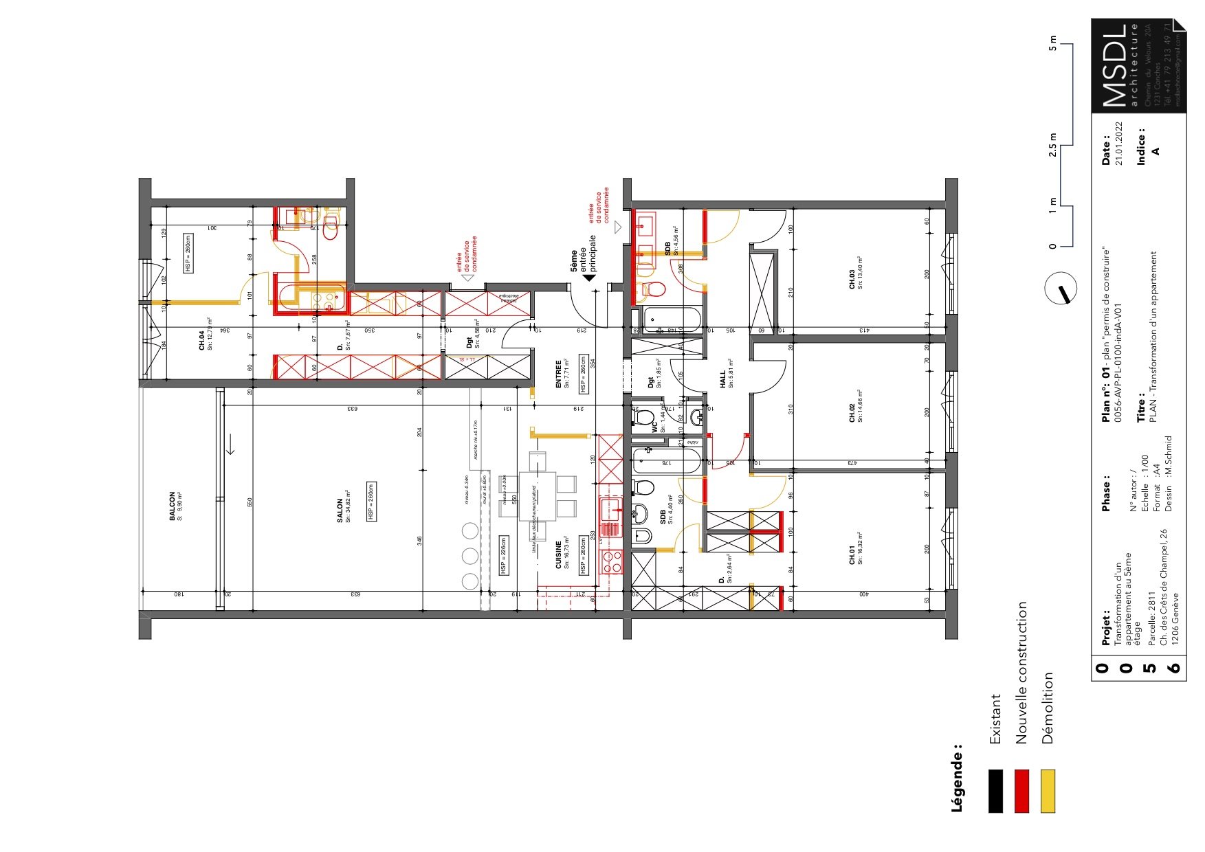 Plan architecturaux mesures