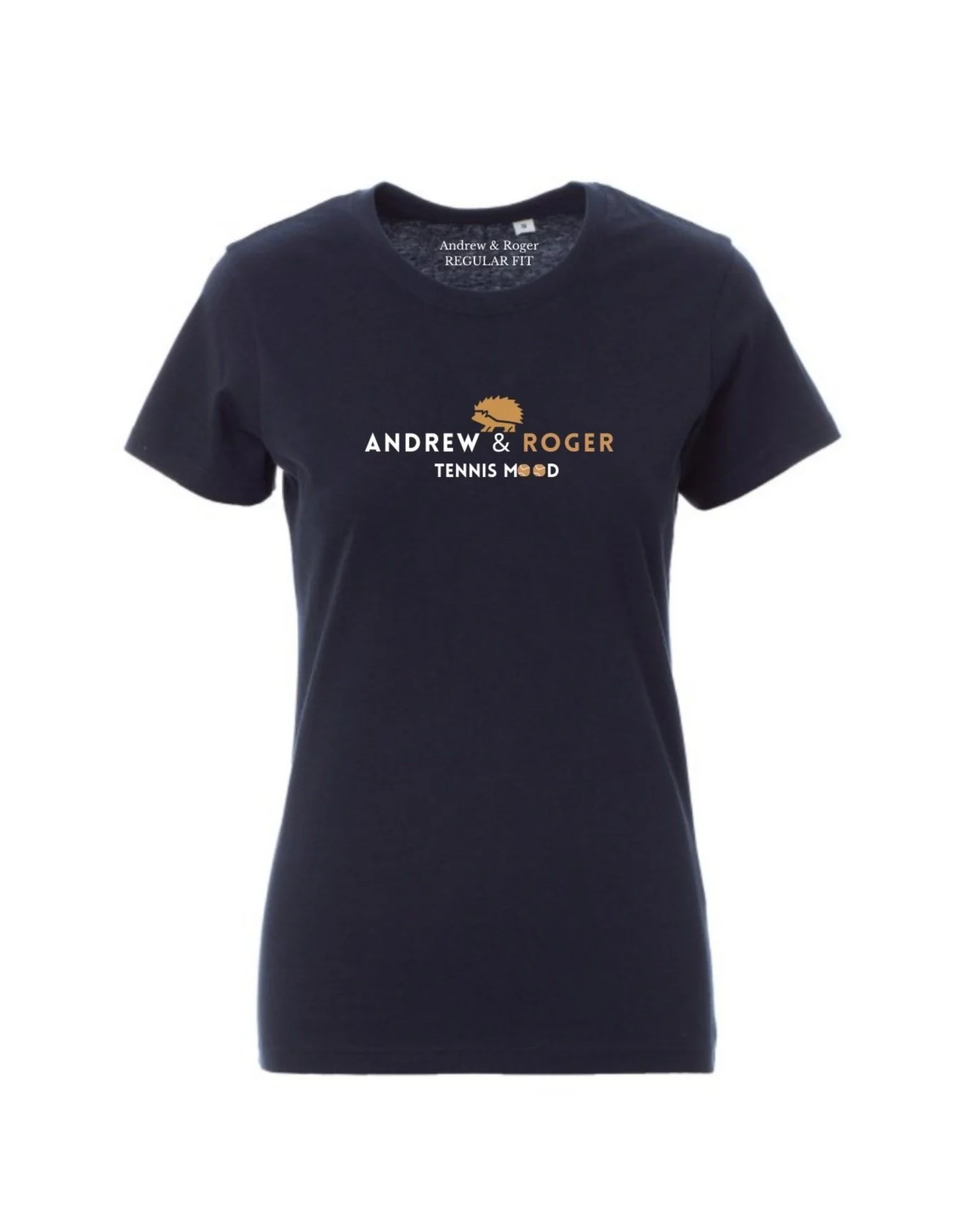 T-shirt blu navy da donna girocollo 