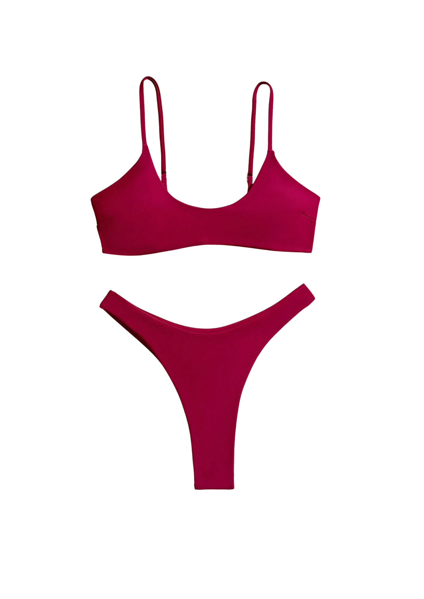 Bikini DEVA RUBINO bordeaux a fascia