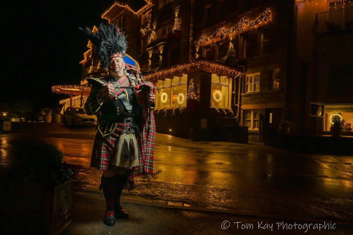 Photographs from the New Year's Eve celebration at The Lodore Falls Hotel and Spa 2025