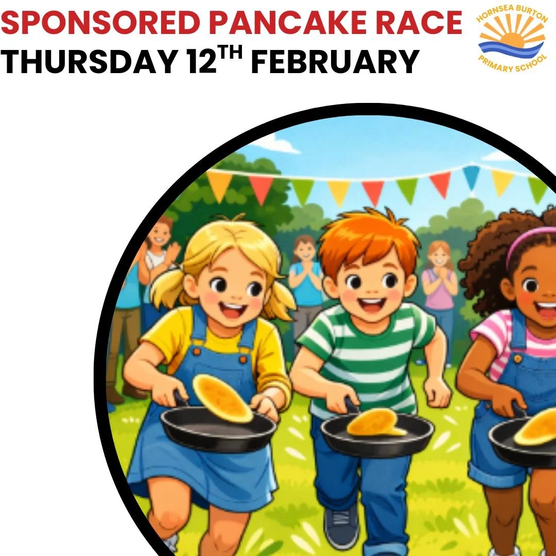 🥞 Sponsored Pancake Day Race &ndash; Thursday 12th February 🥞
Our Pancake Day Race is coming up soon! Please remember to sponsor your child to help us raise money for our outdoor STEM area for KS1 &amp; KS2.

If you need a new sponsorship form, ple