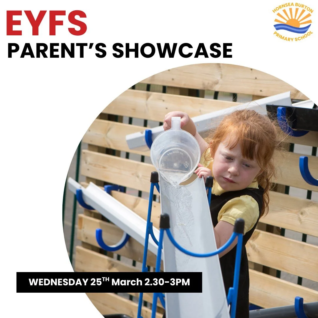 🌟 EYFS Parents&rsquo; Showcase &ndash; One Week To Go! 🌟

A reminder to our EYFS parents that we&rsquo;ll be welcoming you into our classrooms for our EYFS Parents&rsquo; Showcase.

🗓️ Wednesday 25th March 2026
🕝 2:30 &ndash; 3:00 pm

Come along 