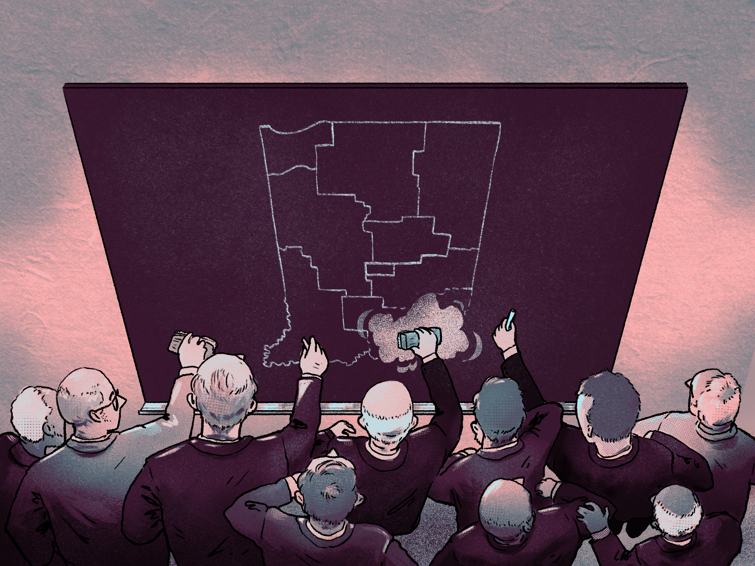 Mirror Indy, Editorial Illustration, 2025