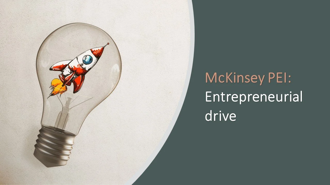 The best examples of entrepreneurial drive stories I heard as a