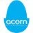 Blue acorn logo with the word "acorn" in white lowercase letters.