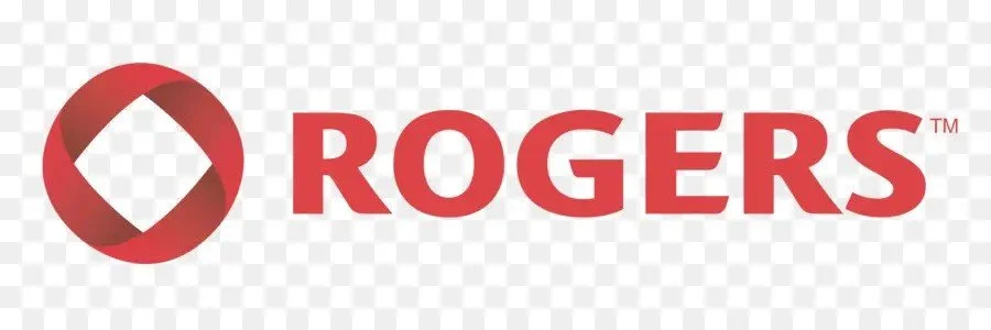 Rogers logo with a red circular emblem and text on a transparent background