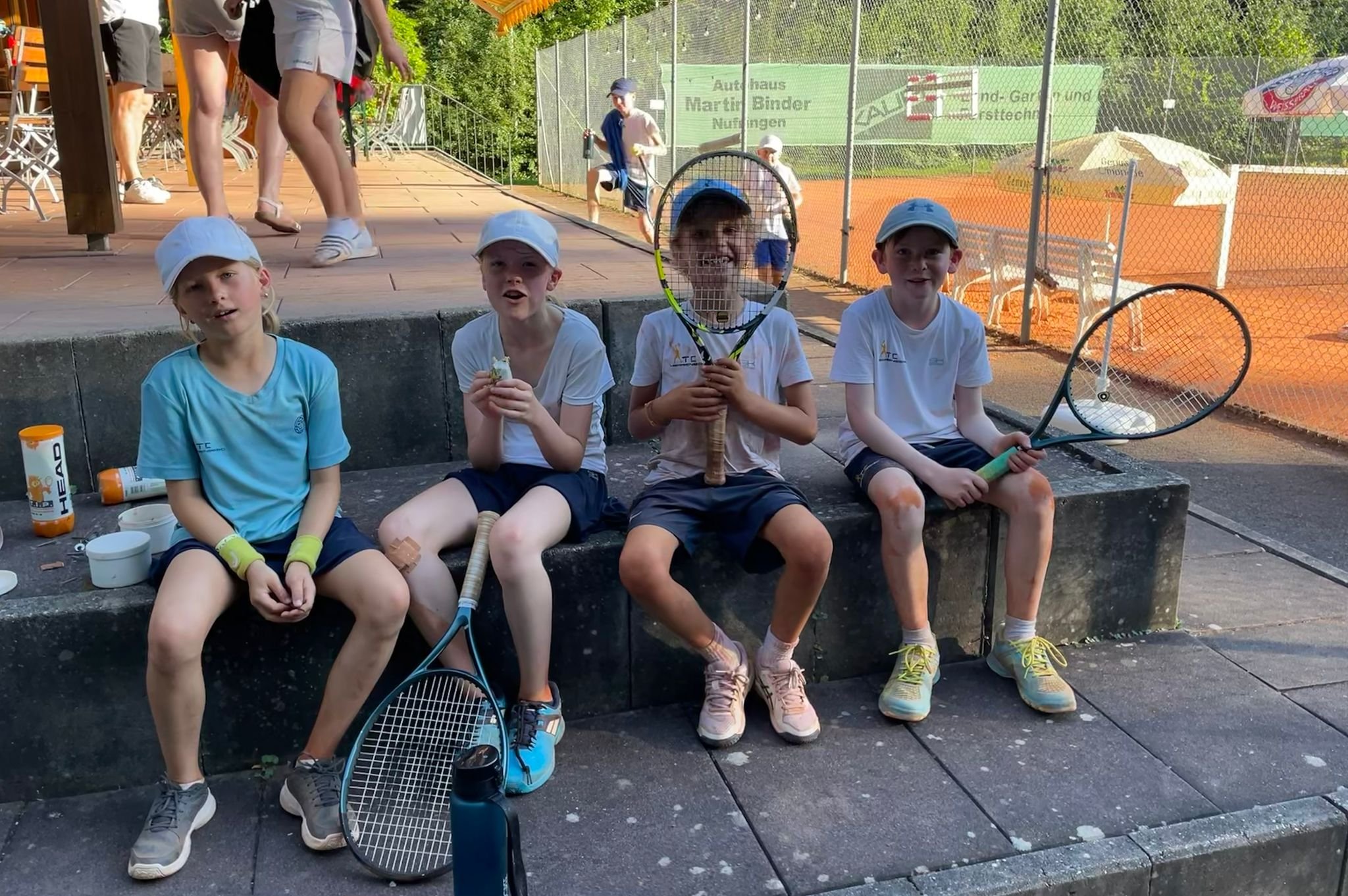 #Jugend | Die U10-2 haben stark gekämpft bei der Hitze und verlieren knapp gegen Doggenburg 1 mit 12:15