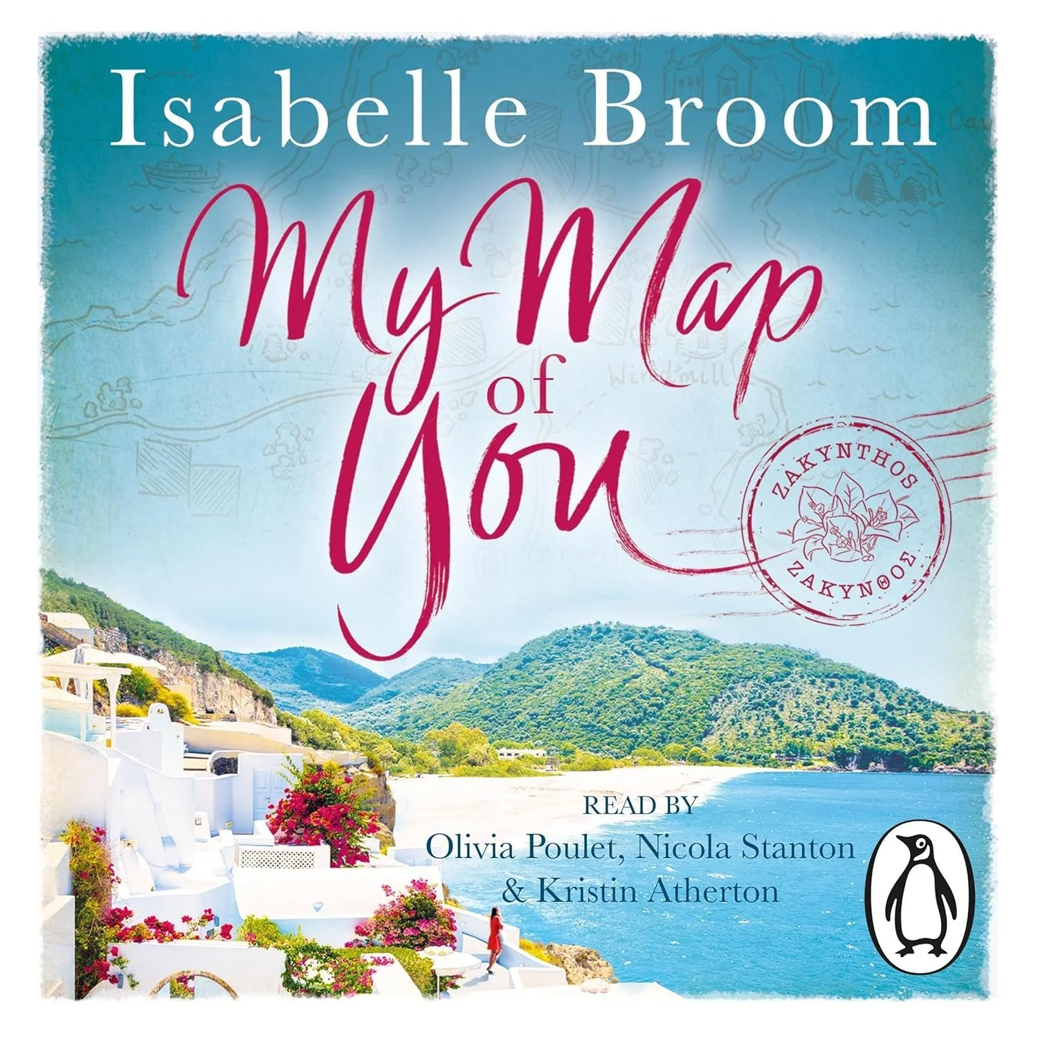 map map of you cover by Isabelle Broom - a second chance romance novel that takes place on the Greek island of Zakynthos