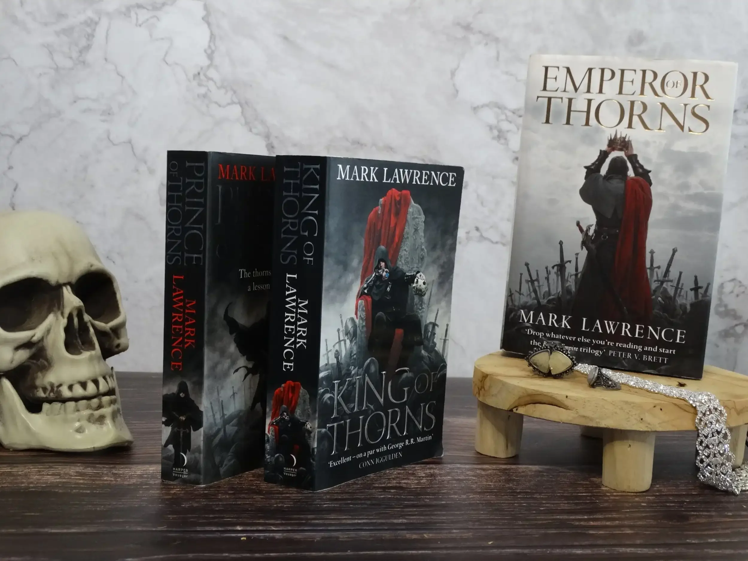 the broken empire trilogy by mark lawrence - best dark fantasy book series for adults