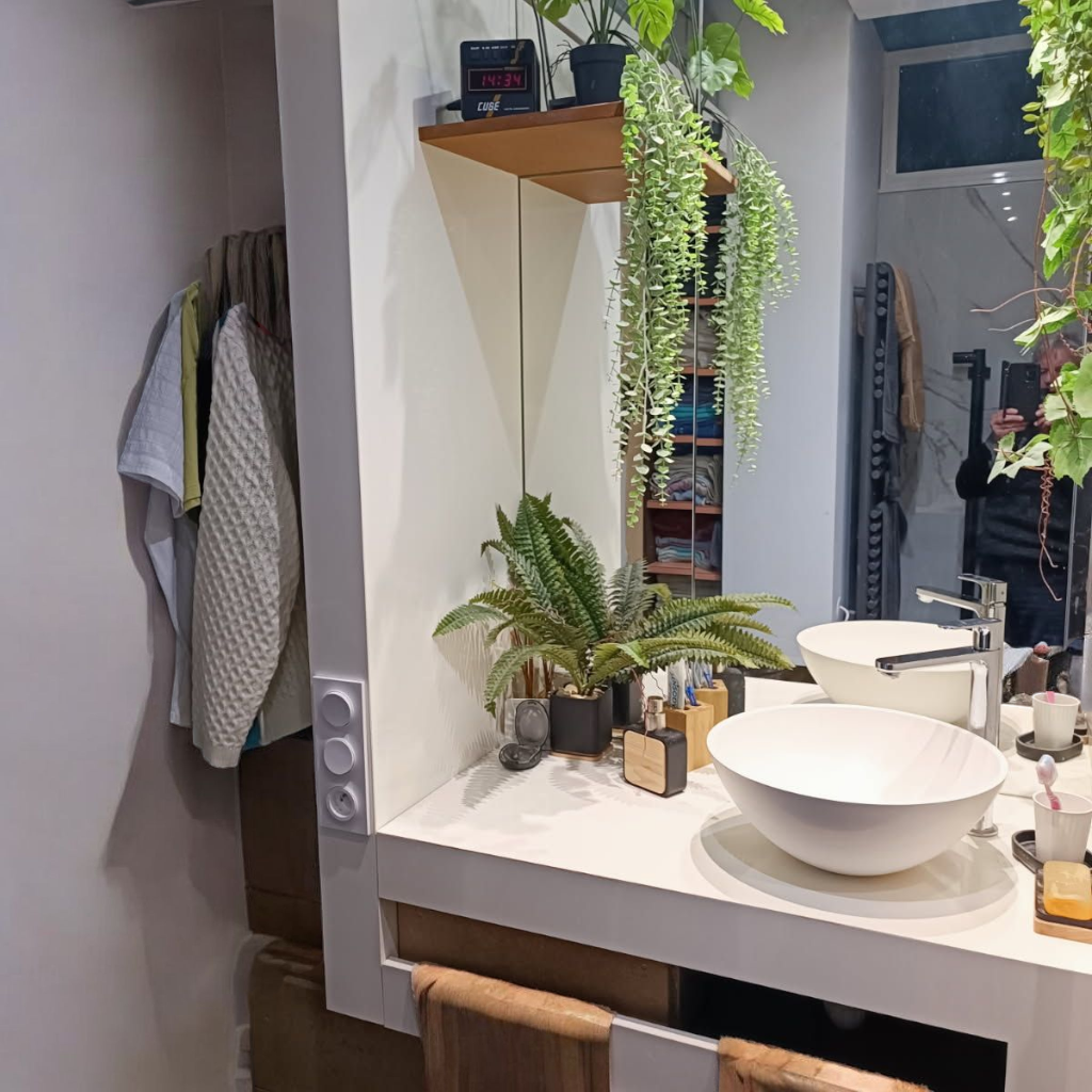 Meuble de salle de bain suspendu